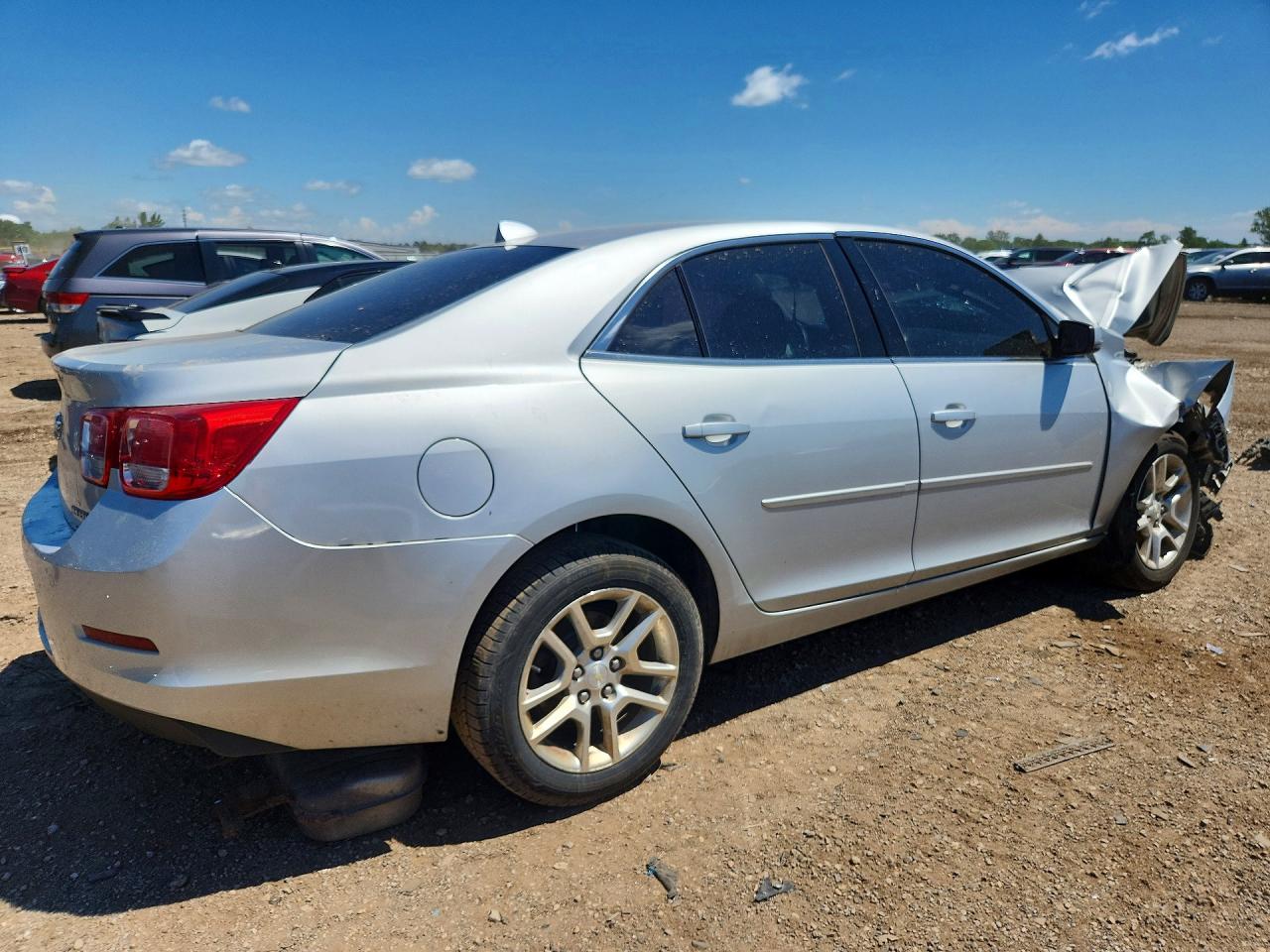 2013 Chevrolet Malibu 1lt Silver vin: 1G11C5SA7DF230452