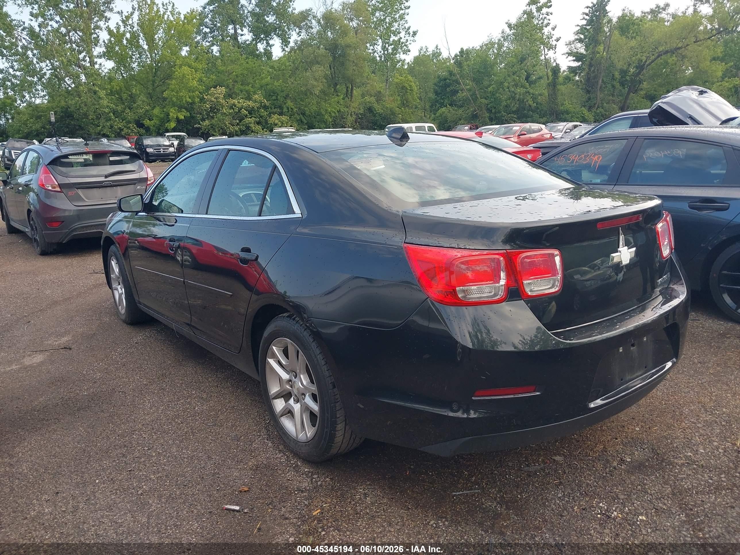2013 Chevrolet Malibu 1lt Черный vin: 1G11C5SA7DF319020