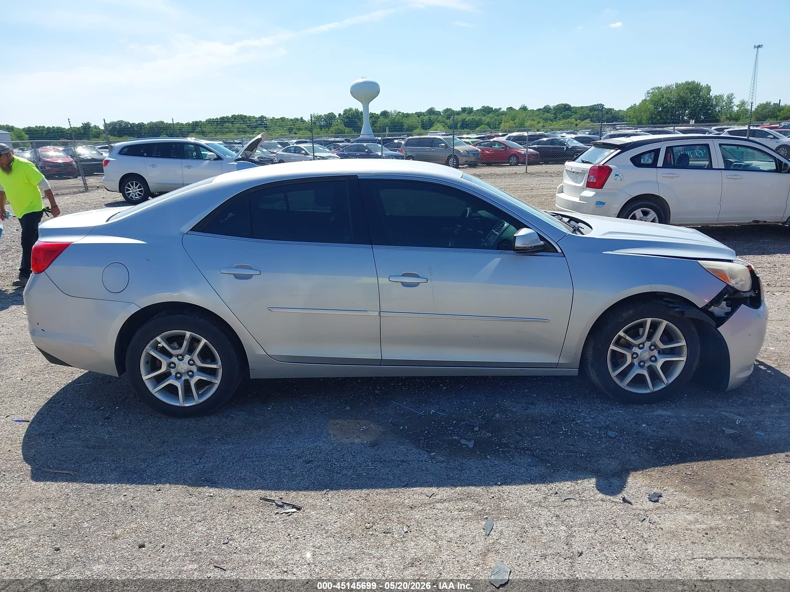 2013 Chevrolet Malibu 1lt Silver vin: 1G11C5SA7DF325531