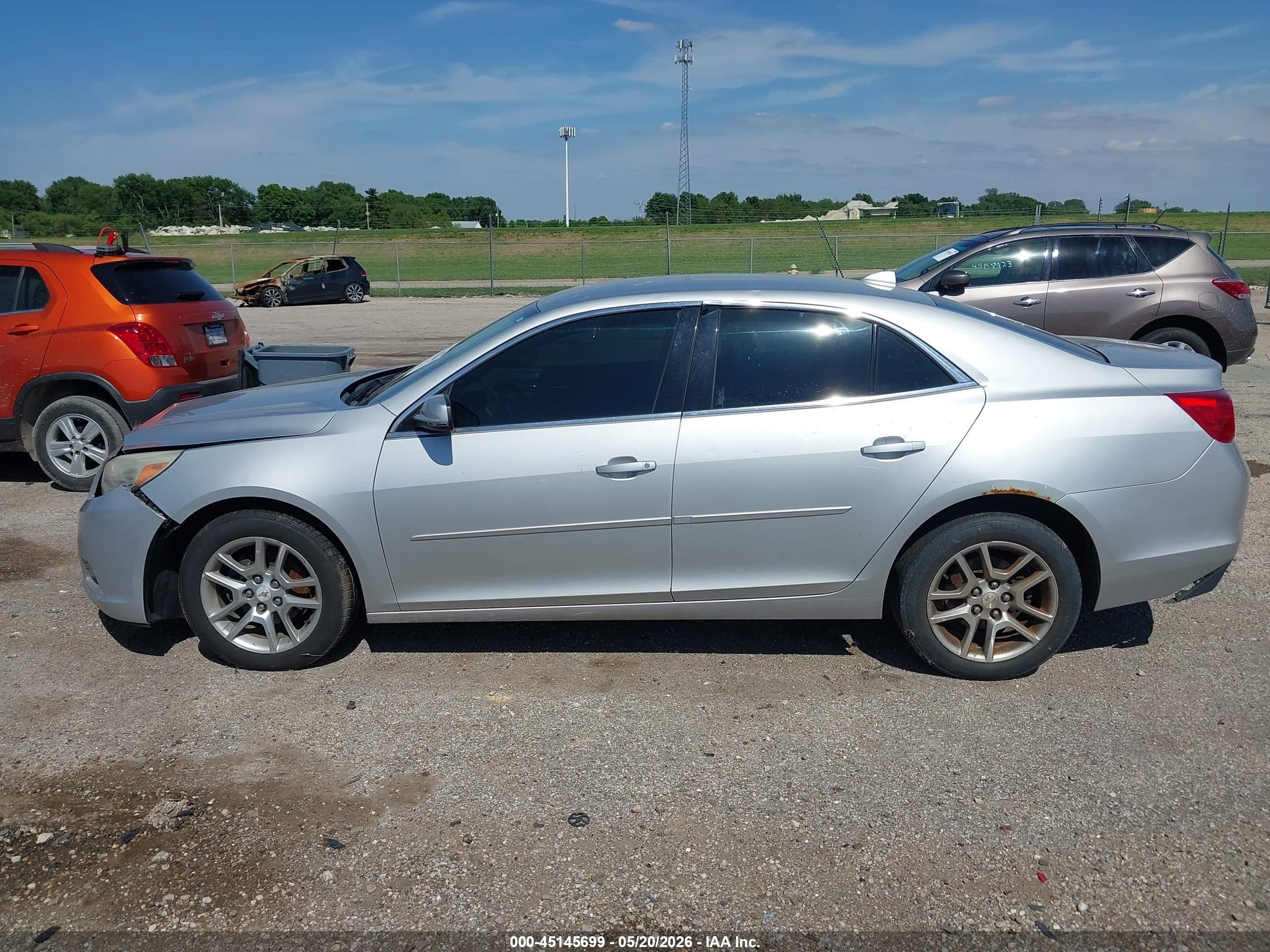 2013 Chevrolet Malibu 1lt Silver vin: 1G11C5SA7DF325531