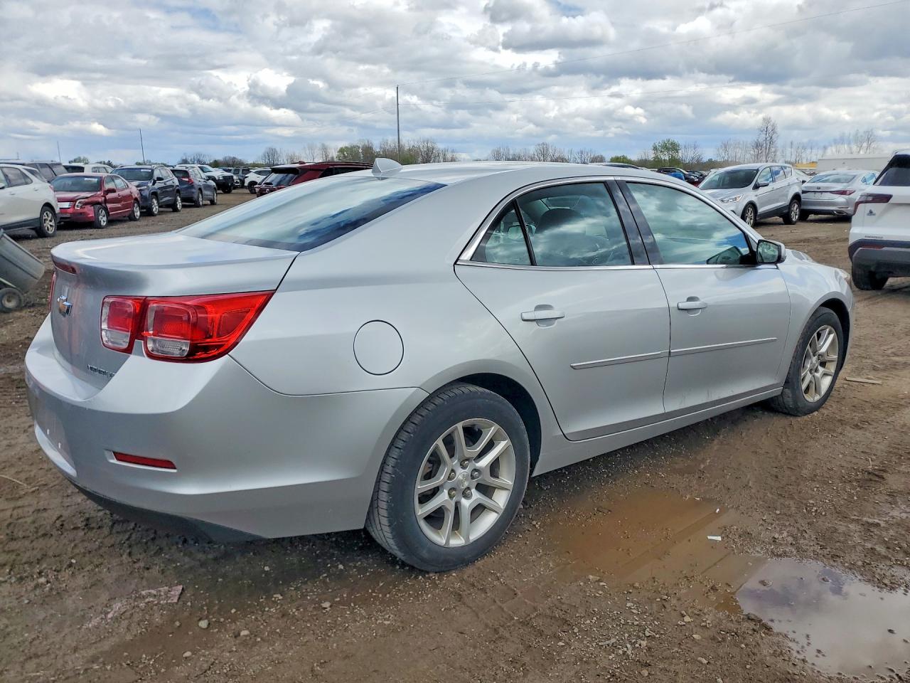 2013 Chevrolet Malibu 1lt Silver vin: 1G11C5SA7DF325884