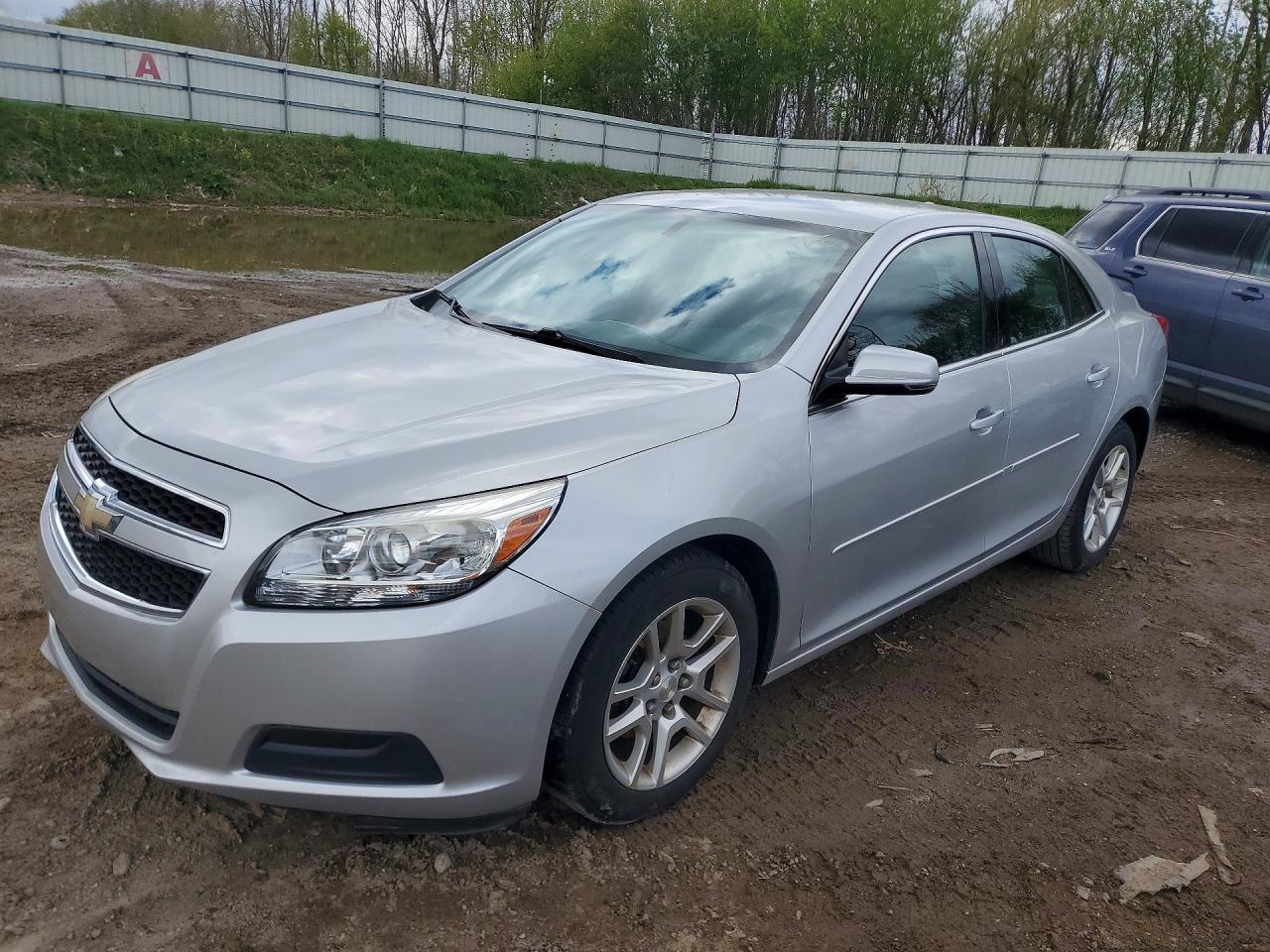 2013 Chevrolet Malibu 1lt Silver vin: 1G11C5SA7DF325884