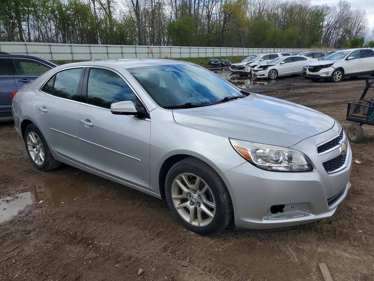 2013 Chevrolet Malibu 1lt Silver vin: 1G11C5SA7DF325884