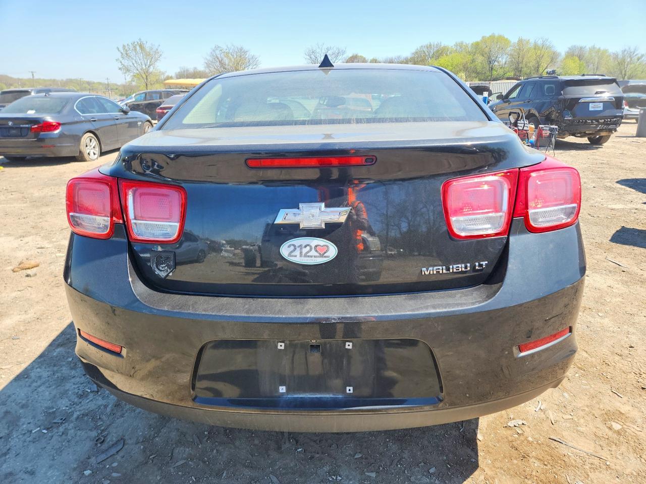 2013 Chevrolet Malibu 1lt Black vin: 1G11C5SA7DF348128