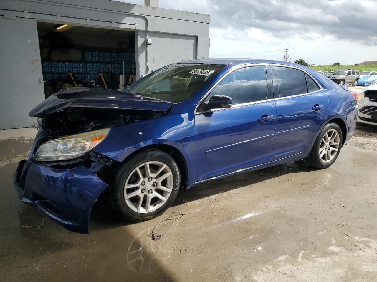 2013 Chevrolet Malibu 1lt Blue vin: 1G11C5SA7DU120397