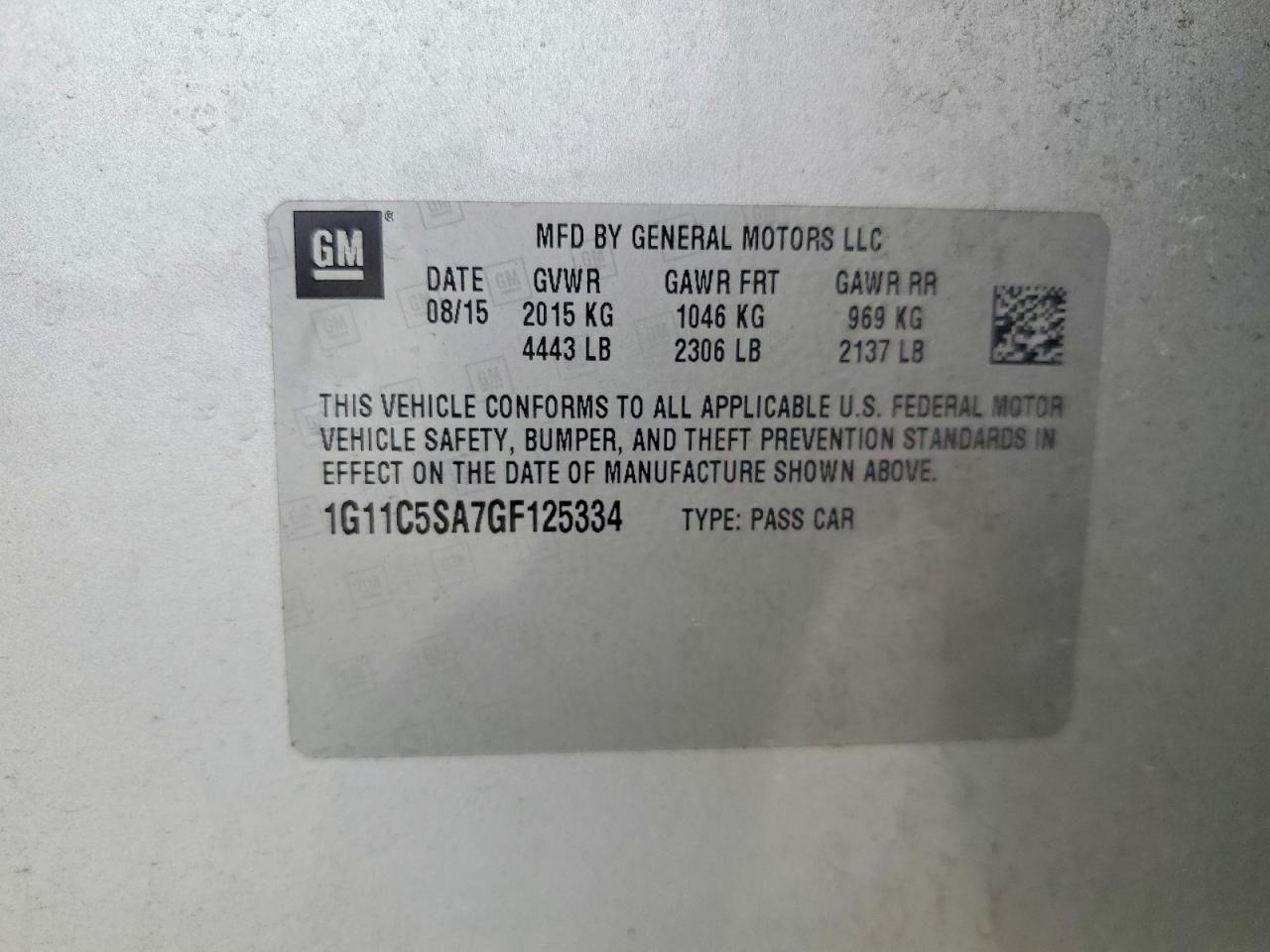 2016 Chevrolet Malibu Limited Lt Silver vin: 1G11C5SA7GF125334