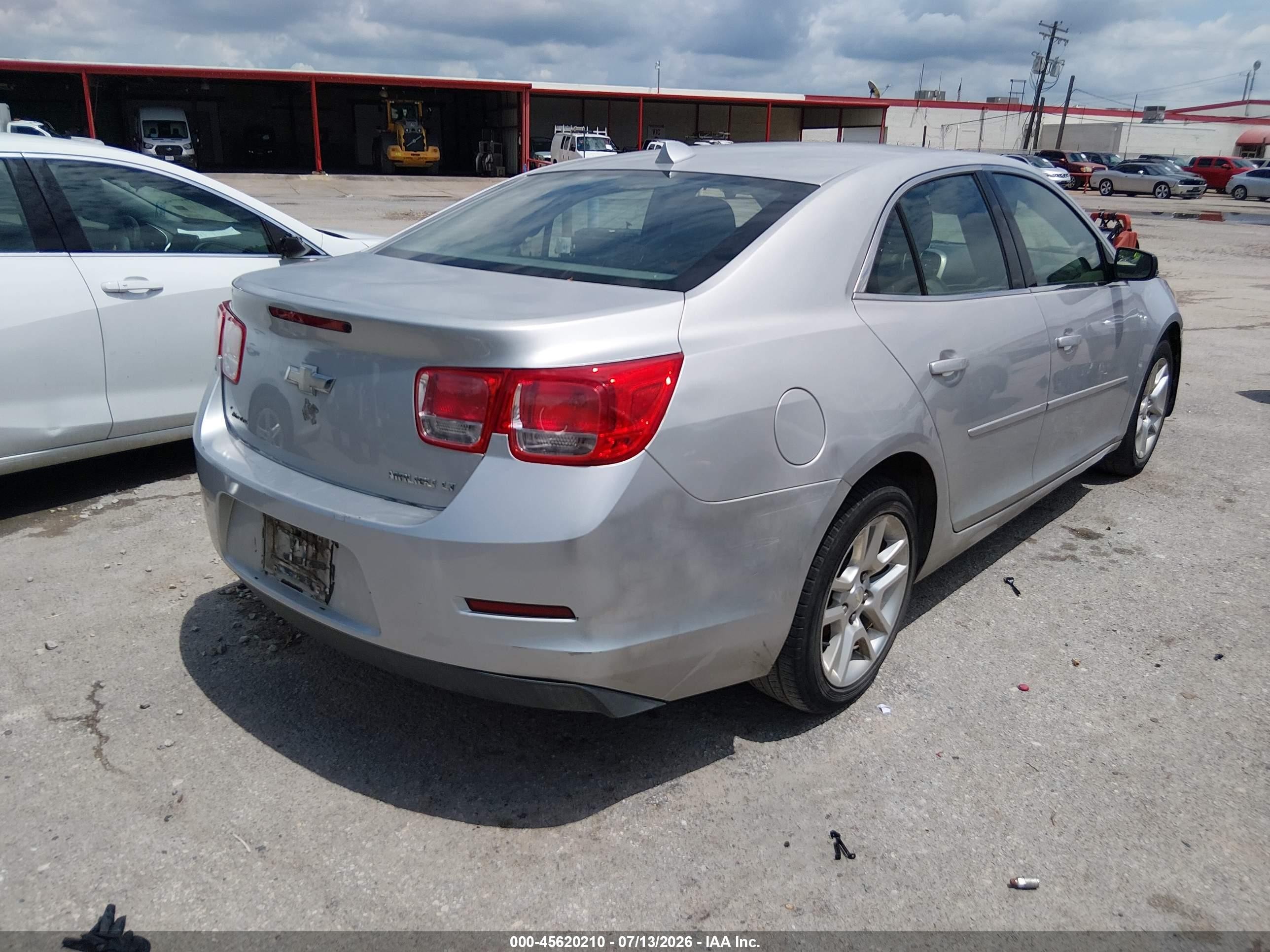 2013 Chevrolet Malibu 1lt Silver vin: 1G11C5SA8DF137861