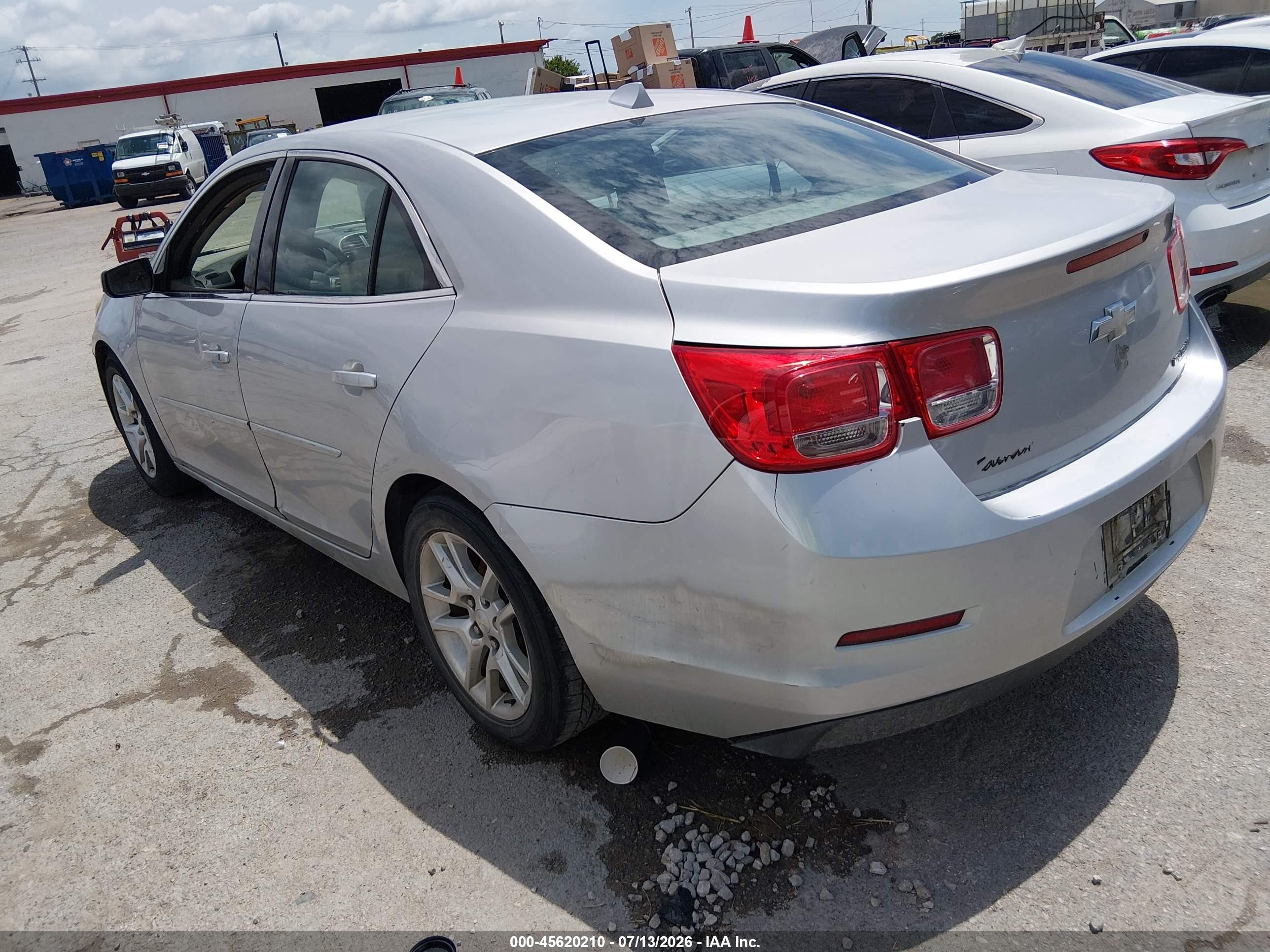 2013 Chevrolet Malibu 1lt Silver vin: 1G11C5SA8DF137861