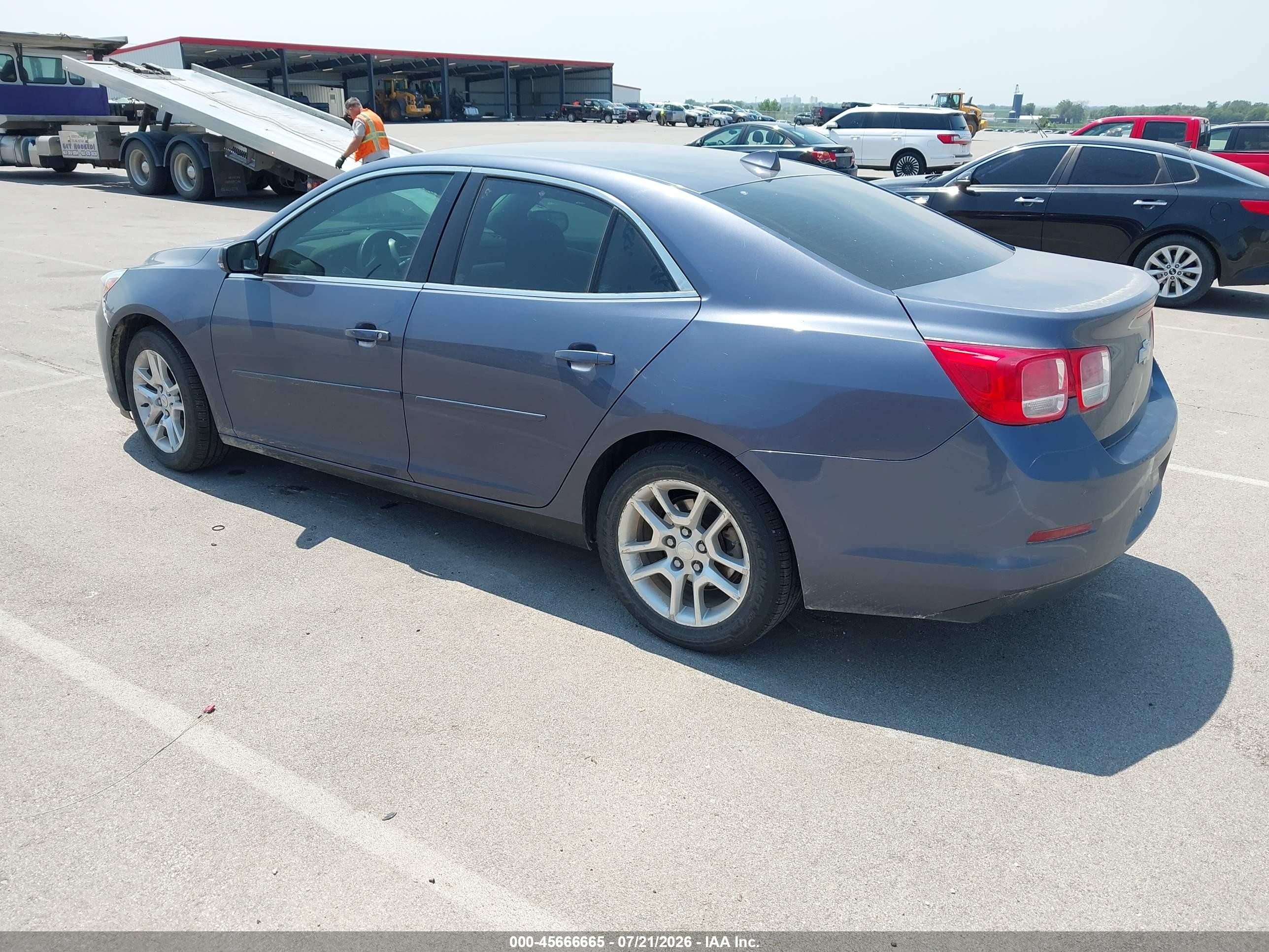 2013 Chevrolet Malibu 1lt Blue vin: 1G11C5SA8DF142395