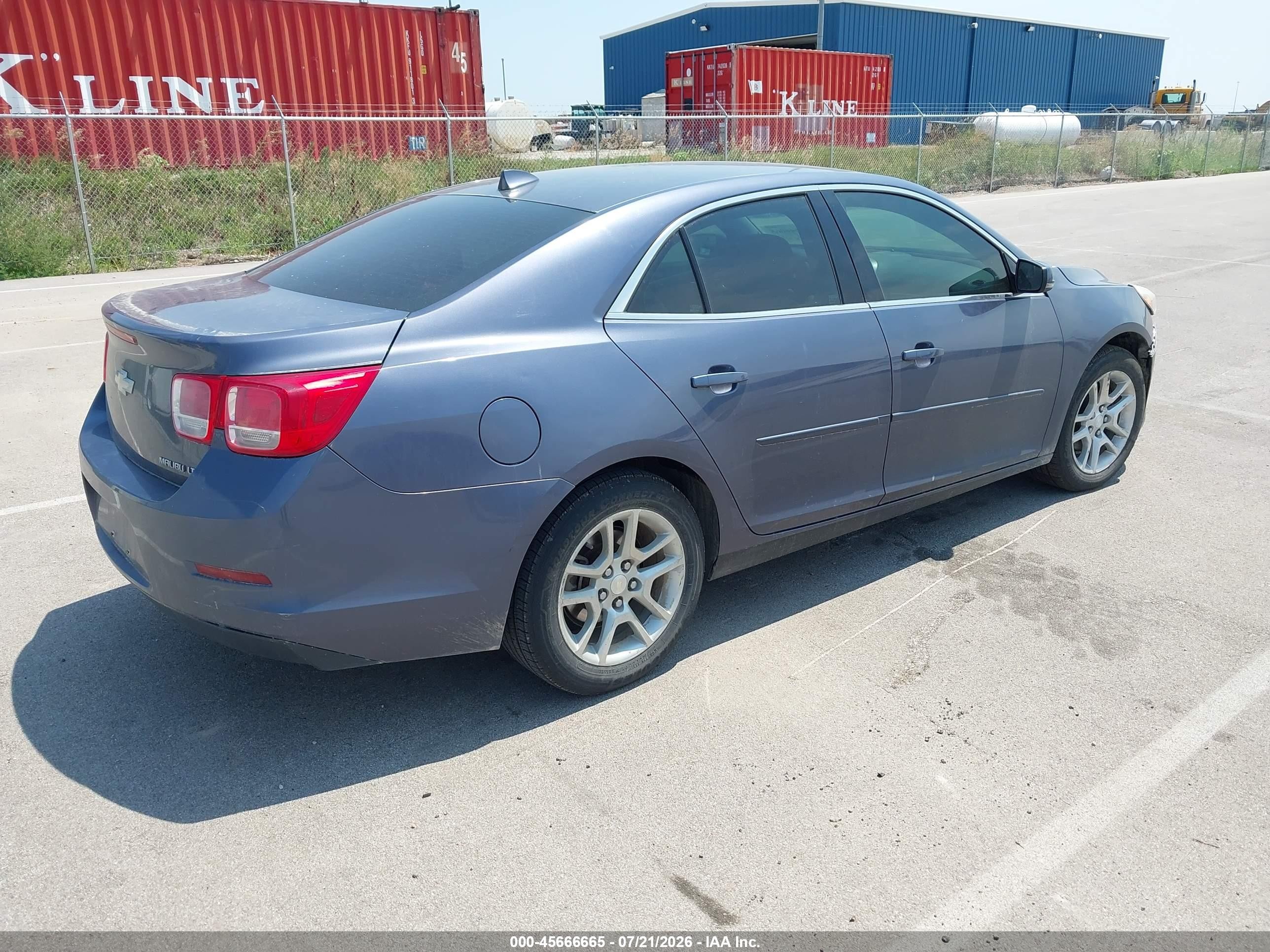 2013 Chevrolet Malibu 1lt Blue vin: 1G11C5SA8DF142395
