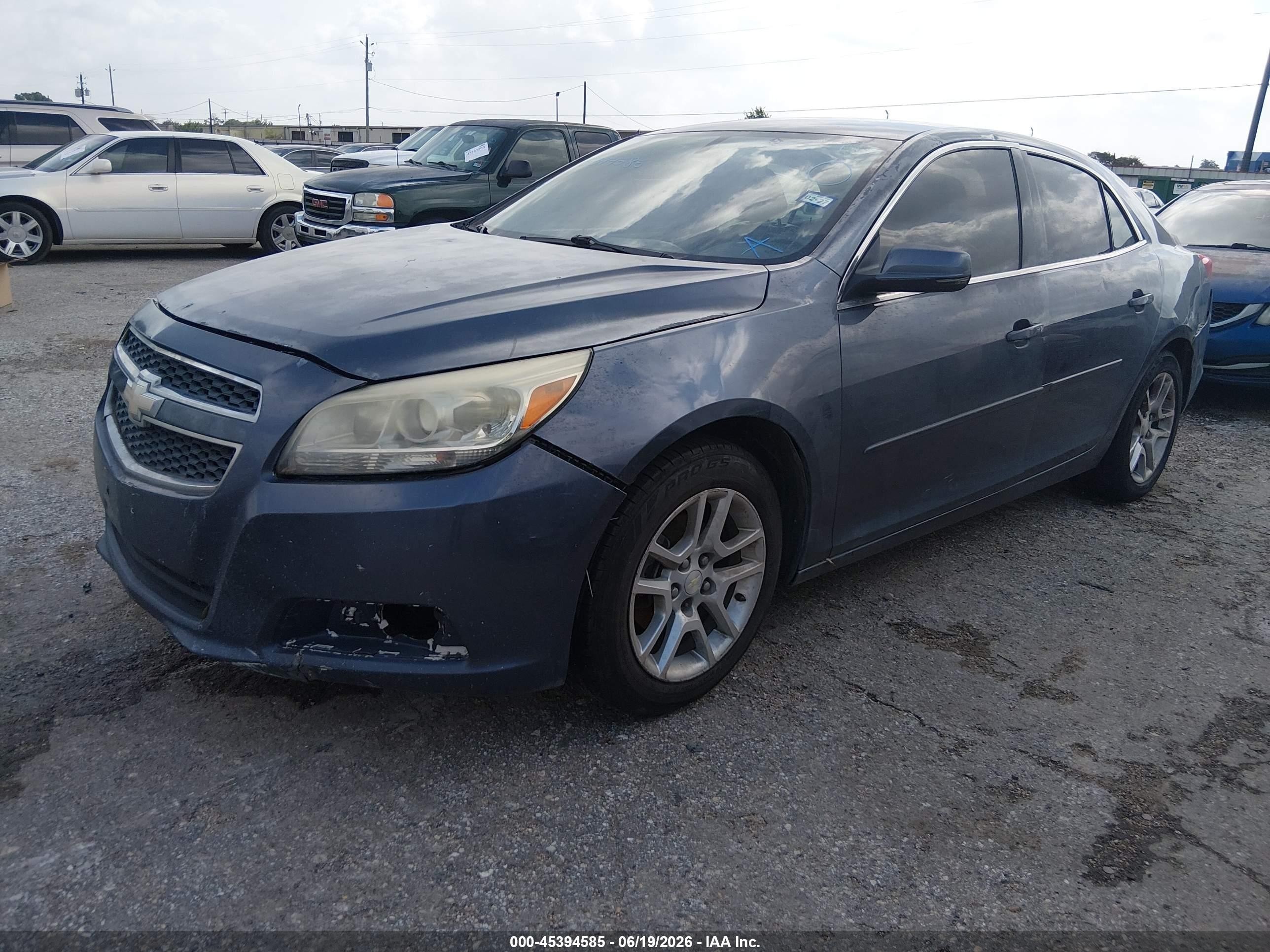 2013 Chevrolet Malibu 1lt Teal vin: 1G11C5SA8DF171332