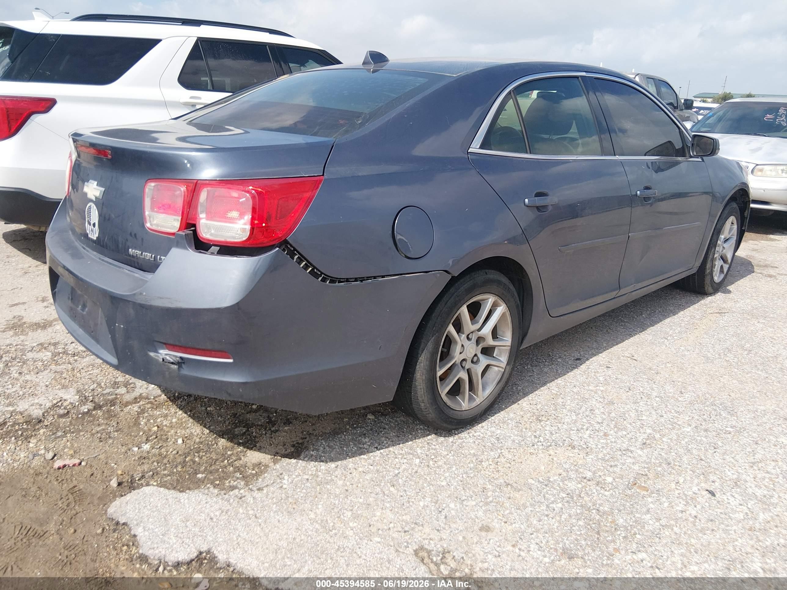 2013 Chevrolet Malibu 1lt Teal vin: 1G11C5SA8DF171332