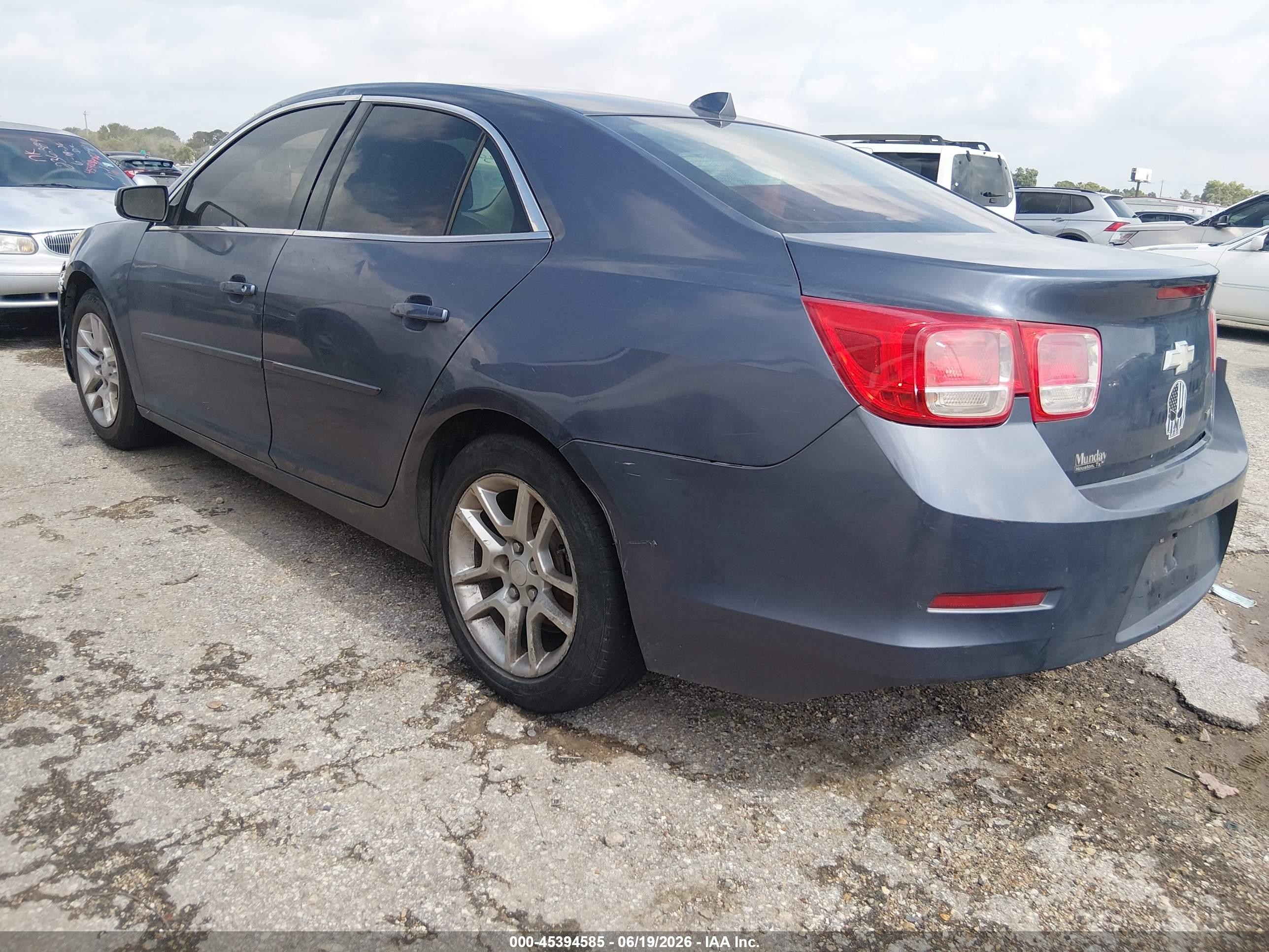 2013 Chevrolet Malibu 1lt Teal vin: 1G11C5SA8DF171332