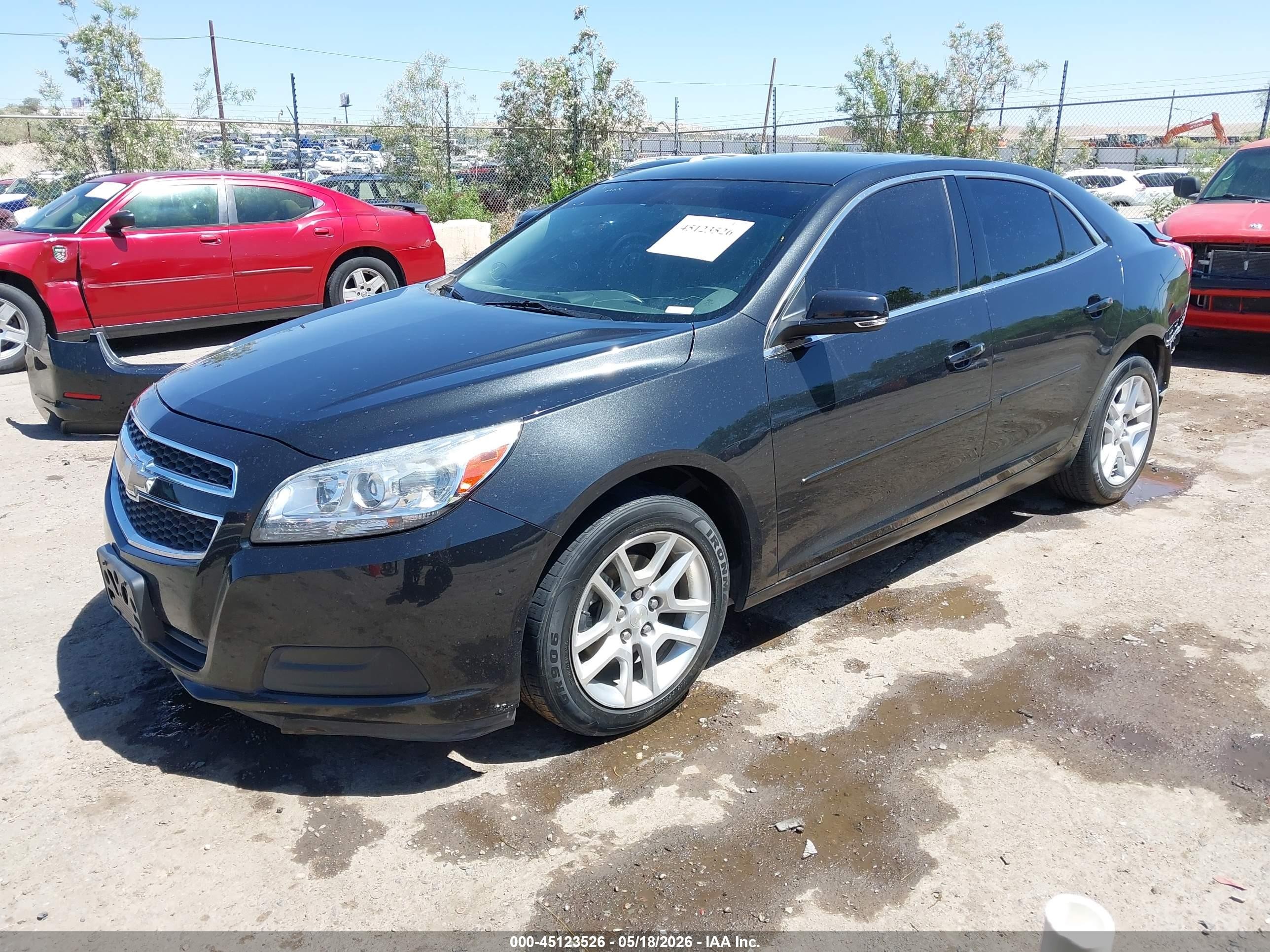 2013 Chevrolet Malibu 1lt Black vin: 1G11C5SA8DF175199