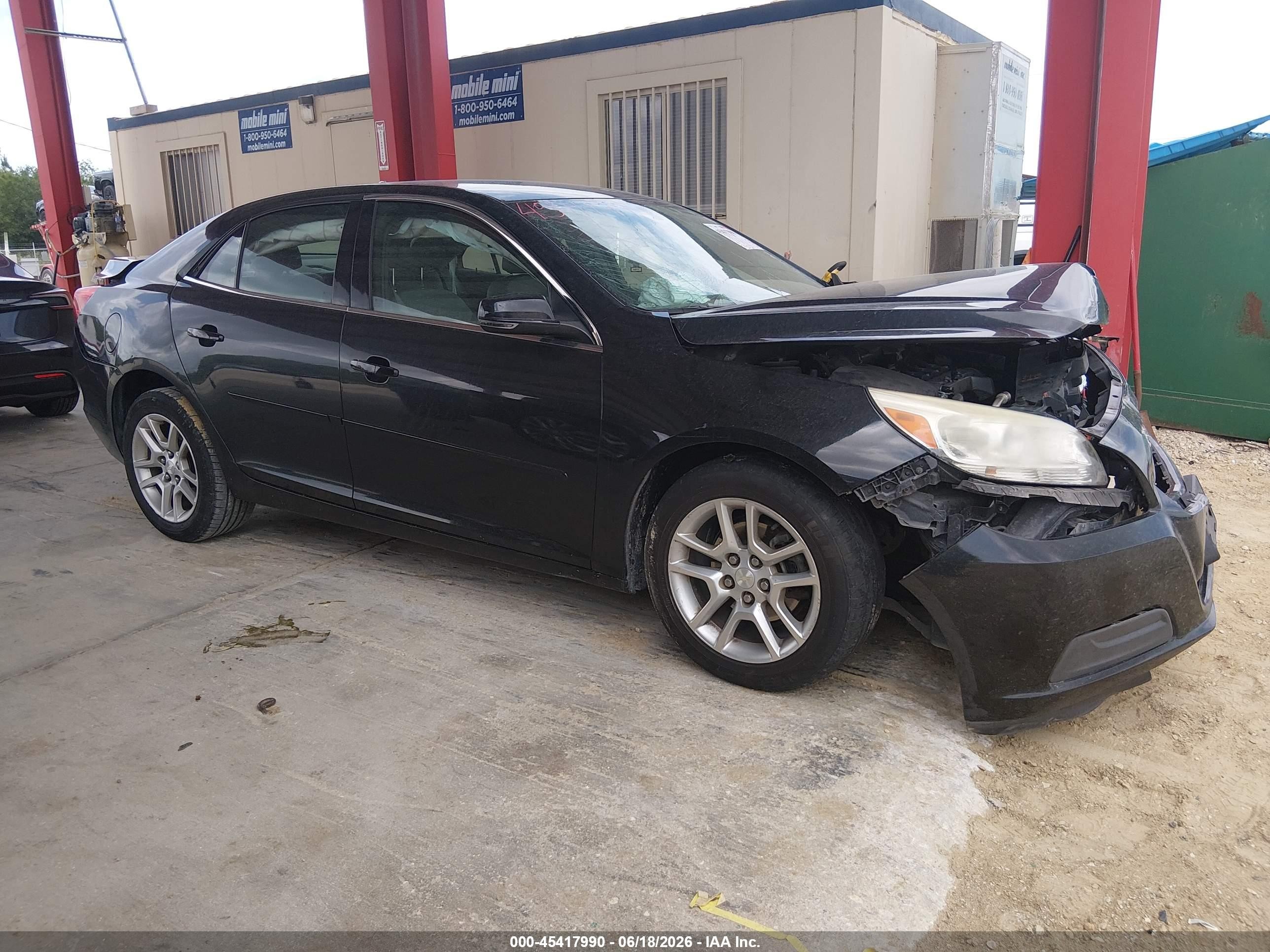 2013 Chevrolet Malibu 1lt Черный vin: 1G11C5SA8DF181813