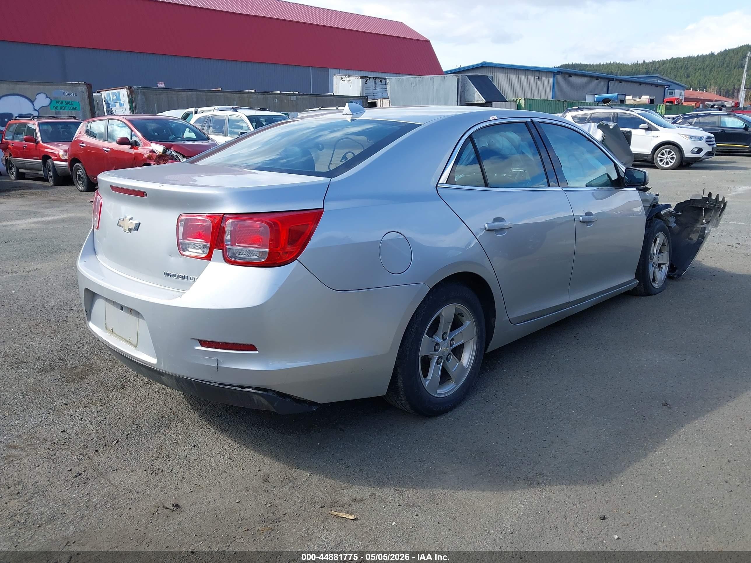 2013 Chevrolet Malibu 1lt Silver vin: 1G11C5SA8DF280227