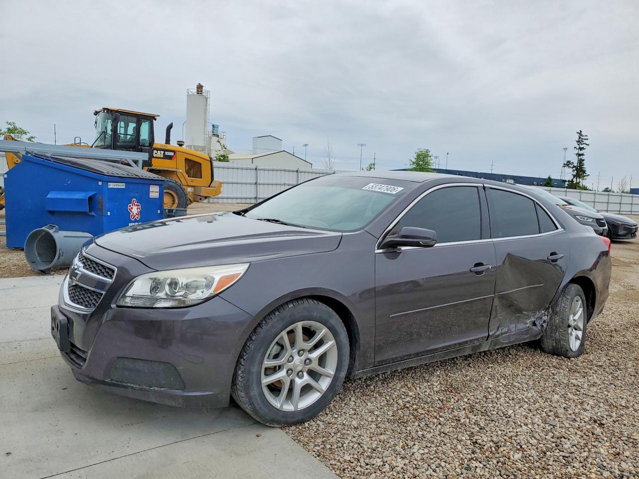 2013 Chevrolet Malibu 1lt Серый vin: 1G11C5SA8DF306986