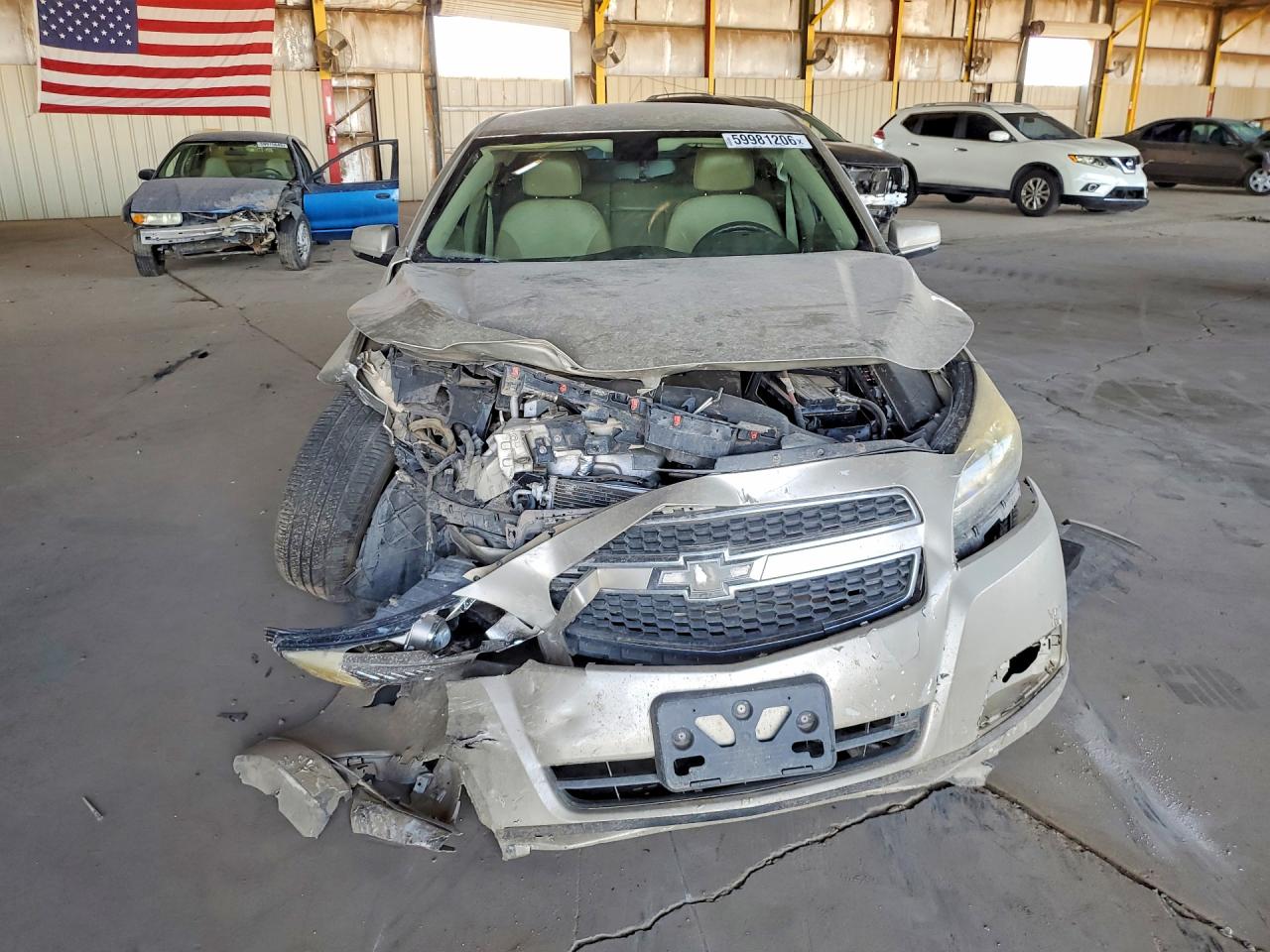 2013 Chevrolet Malibu 1lt Кремовый vin: 1G11C5SA8DF338904