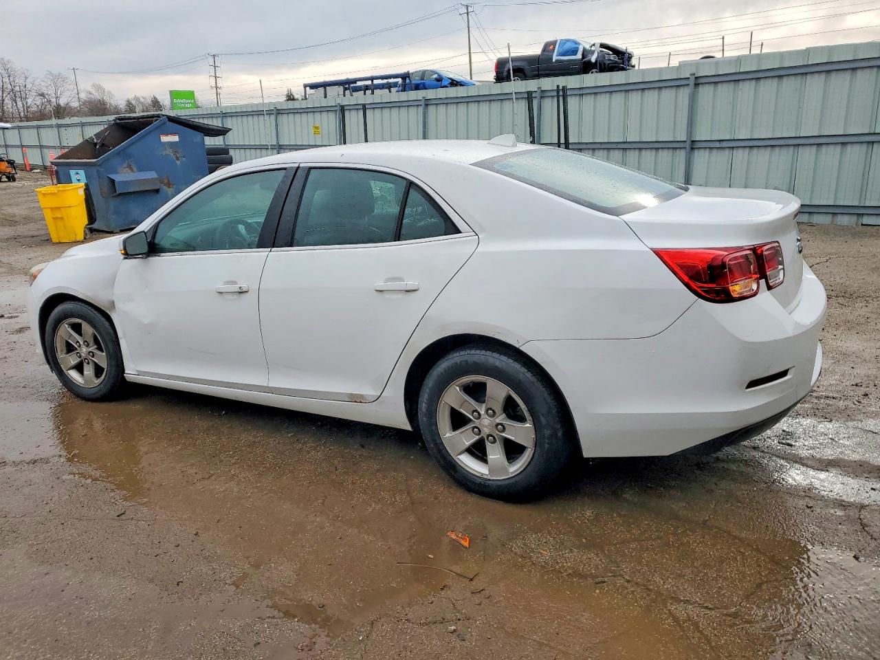 2013 Chevrolet Malibu 1lt White vin: 1G11C5SA8DF341446