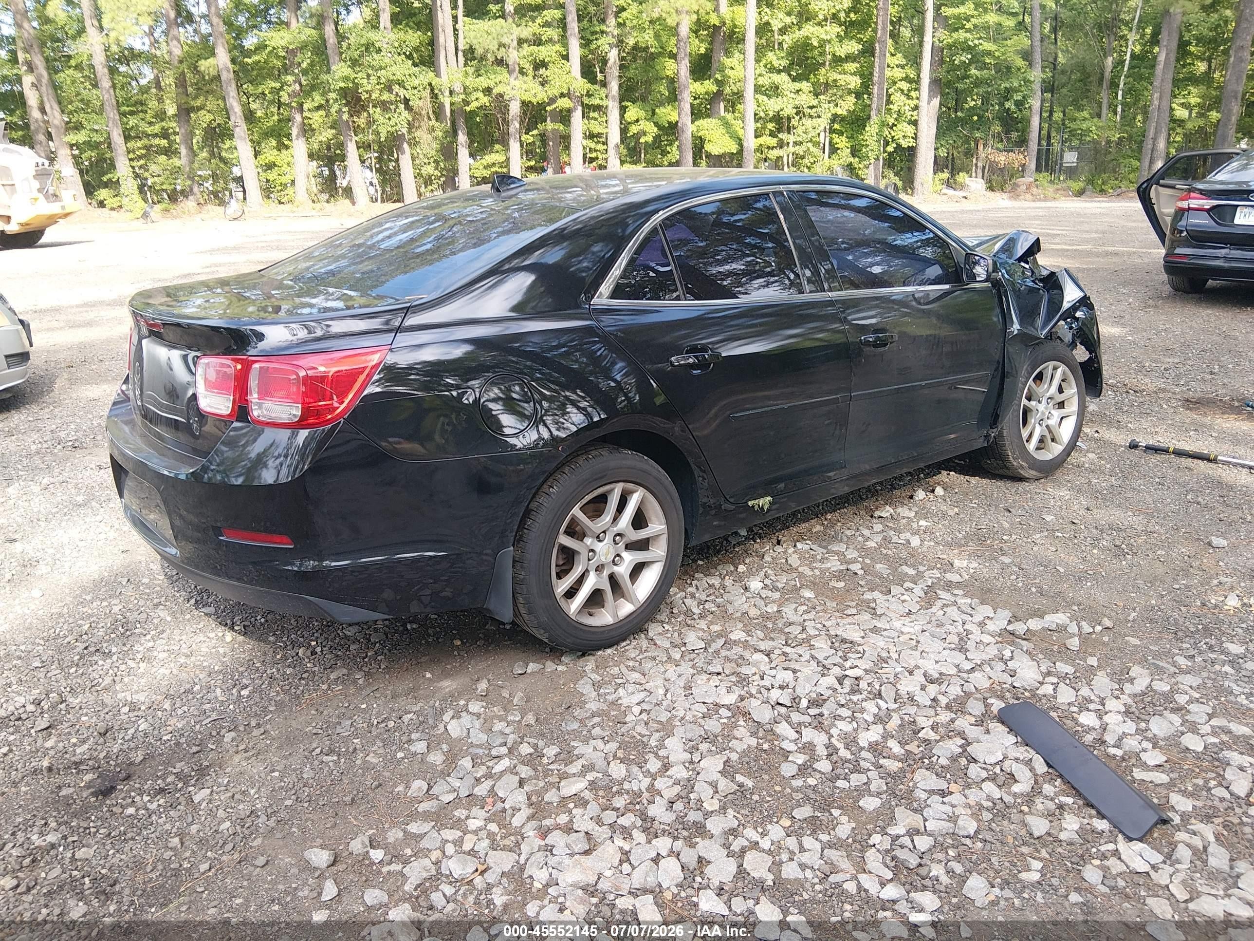 2013 Chevrolet Malibu 1lt Black vin: 1G11C5SA8DF342516