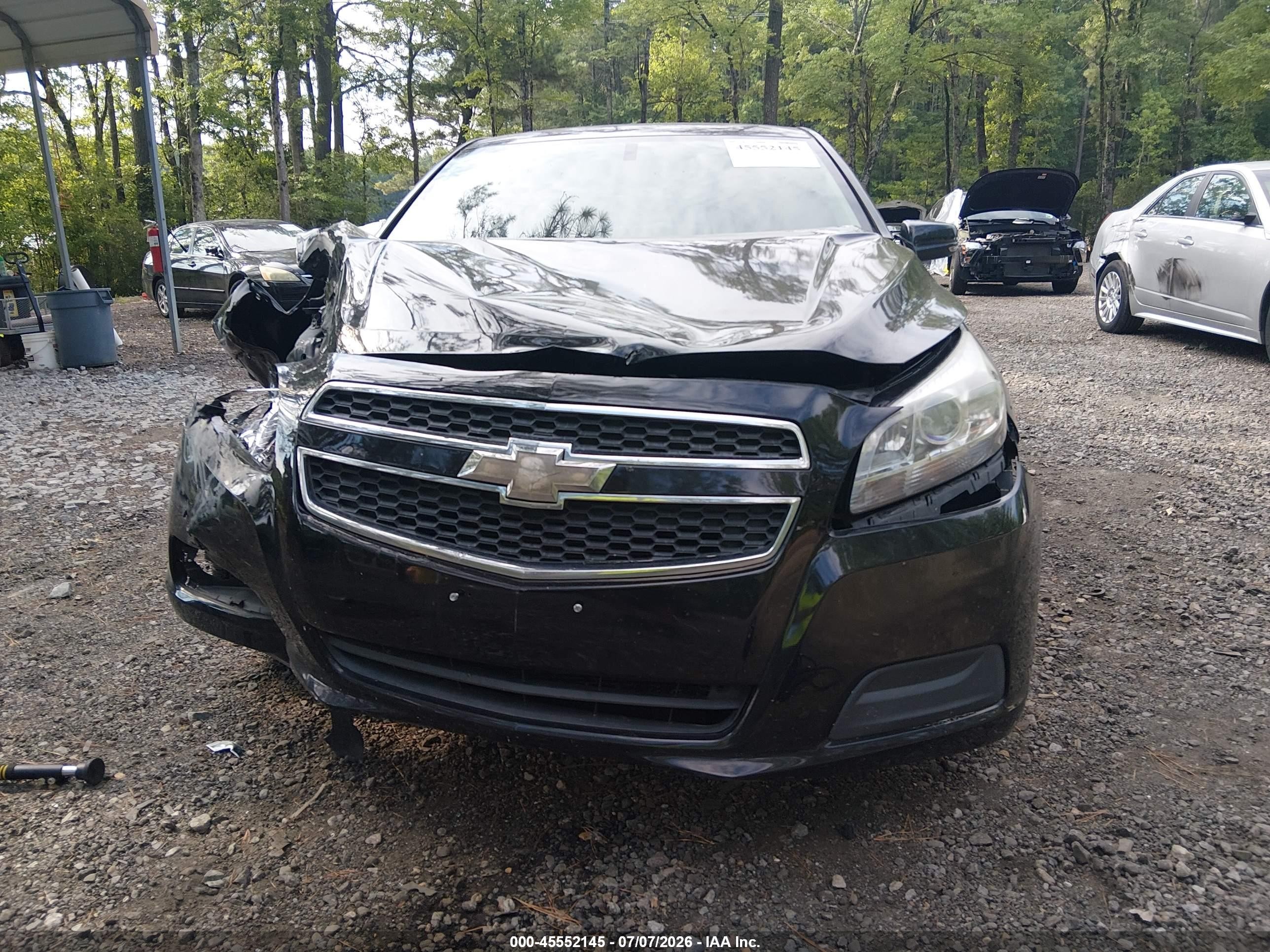 2013 Chevrolet Malibu 1lt Black vin: 1G11C5SA8DF342516