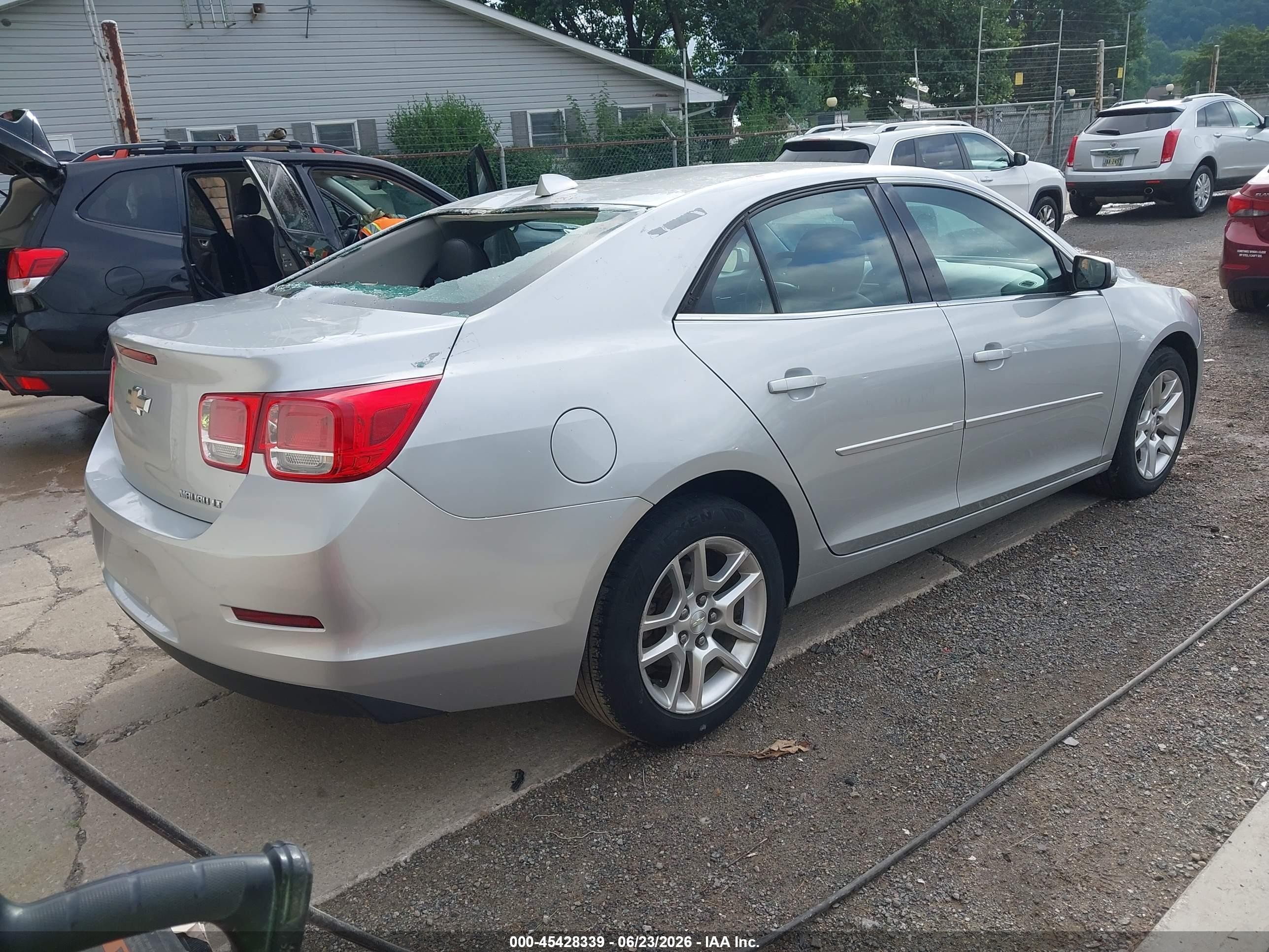 2013 Chevrolet Malibu 1lt Silver vin: 1G11C5SA8DF355010
