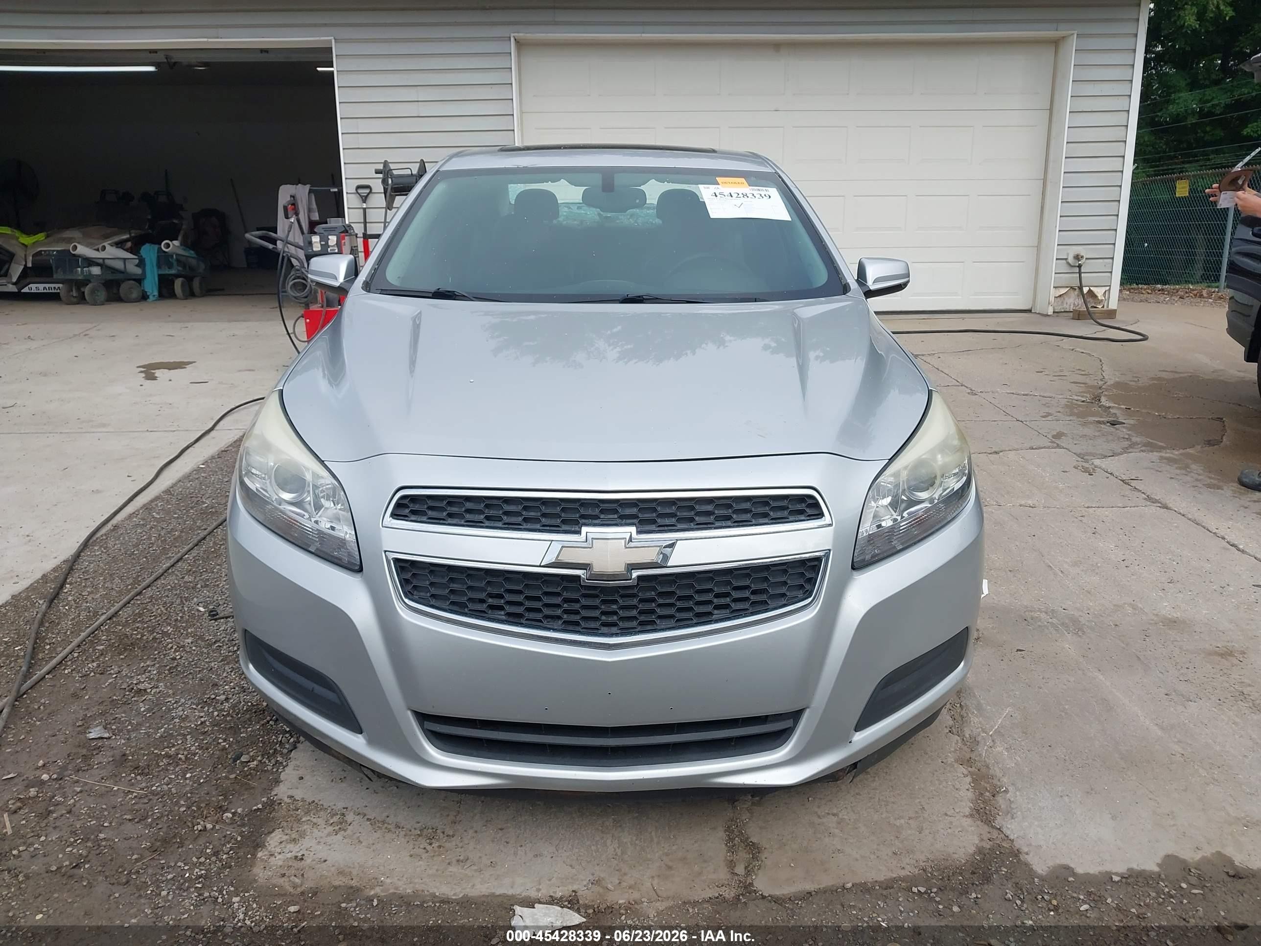 2013 Chevrolet Malibu 1lt Silver vin: 1G11C5SA8DF355010