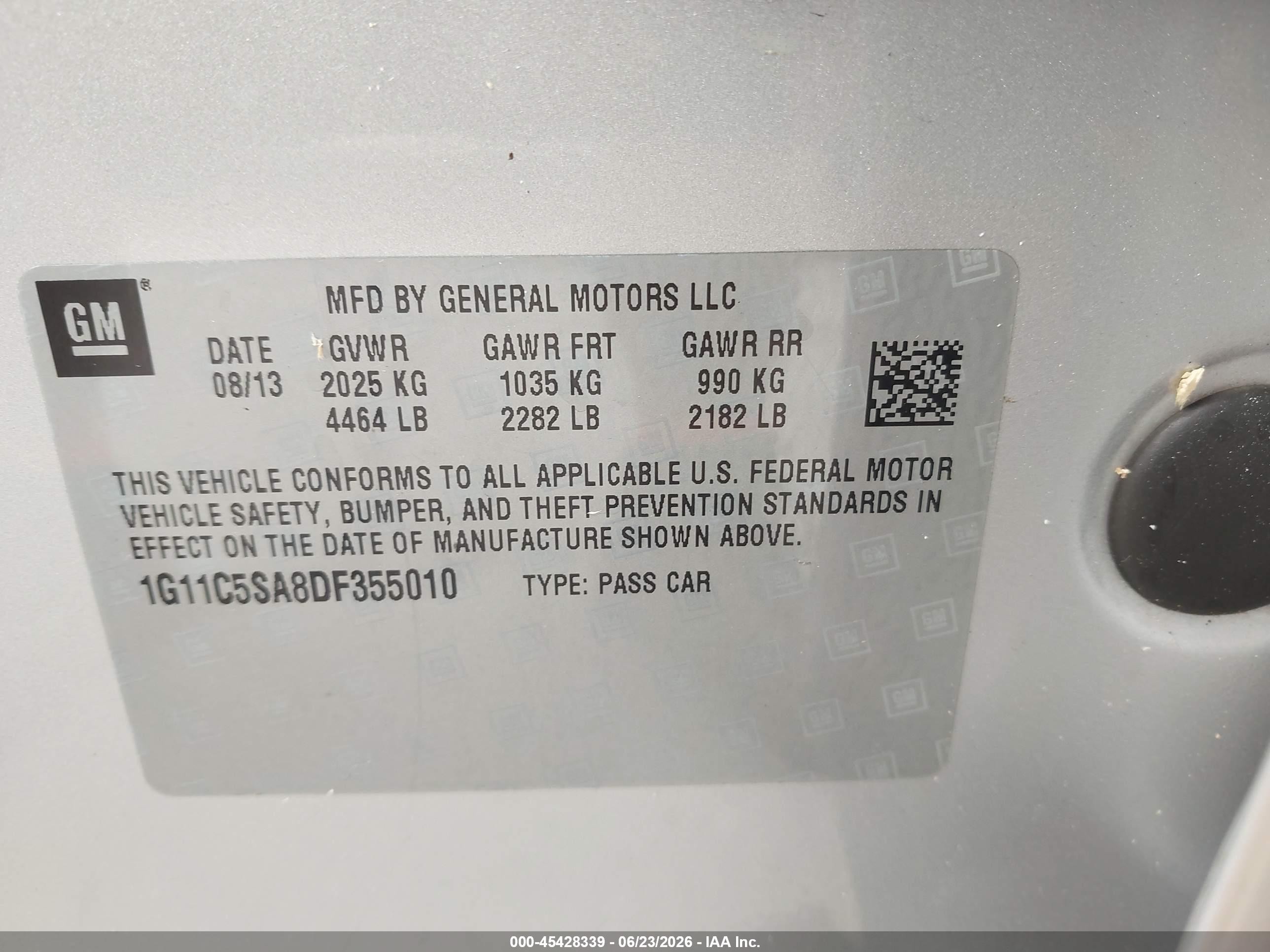 2013 Chevrolet Malibu 1lt Silver vin: 1G11C5SA8DF355010
