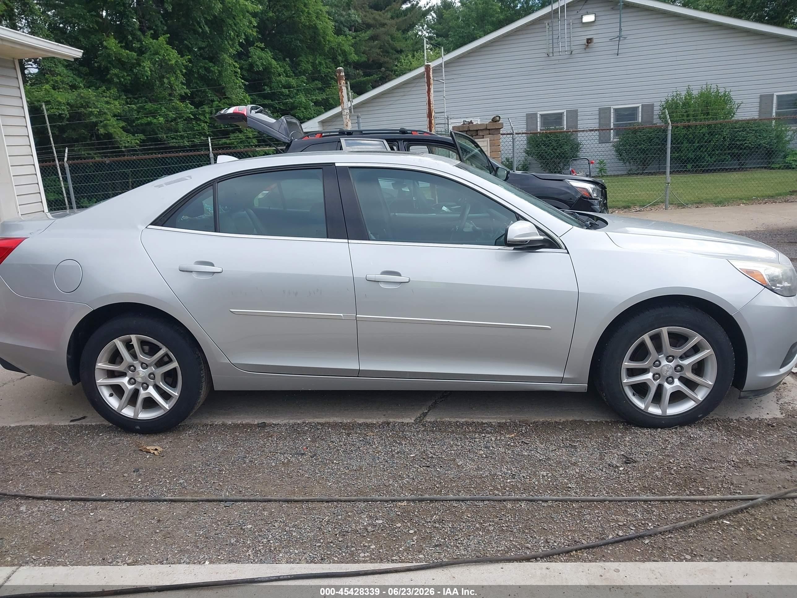 2013 Chevrolet Malibu 1lt Silver vin: 1G11C5SA8DF355010