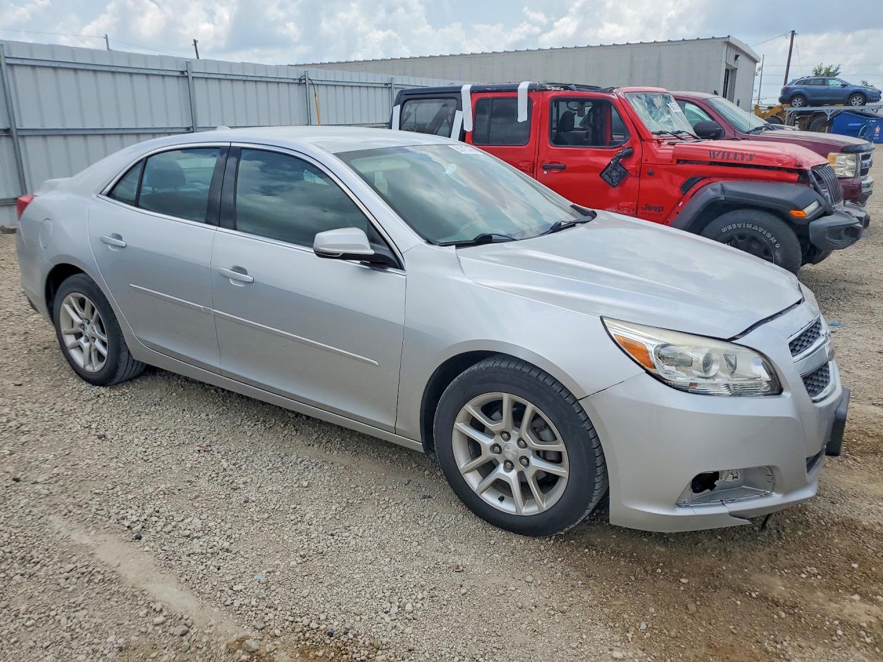 2013 Chevrolet Malibu 1lt Silver vin: 1G11C5SA8DU107528