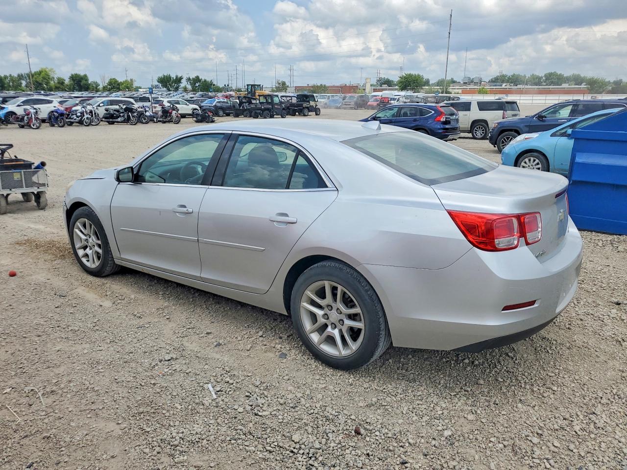 2013 Chevrolet Malibu 1lt Silver vin: 1G11C5SA8DU107528