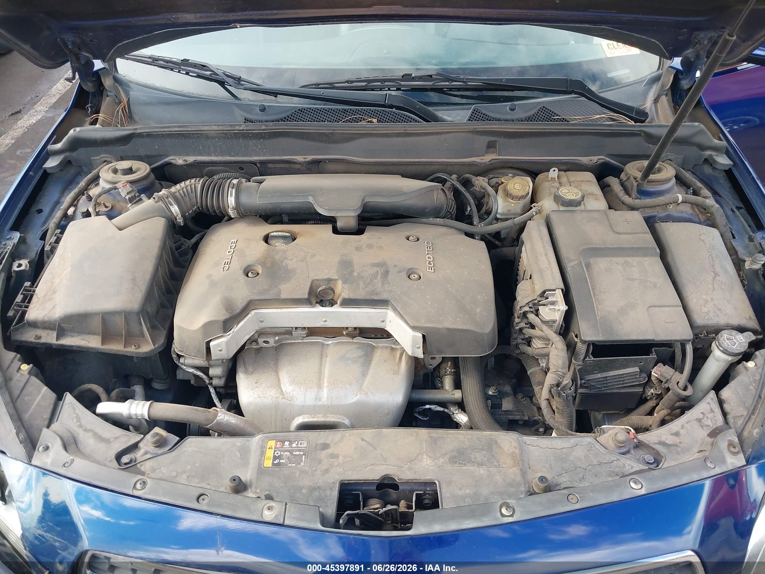 2013 Chevrolet Malibu 1lt Blue vin: 1G11C5SA8DU118156