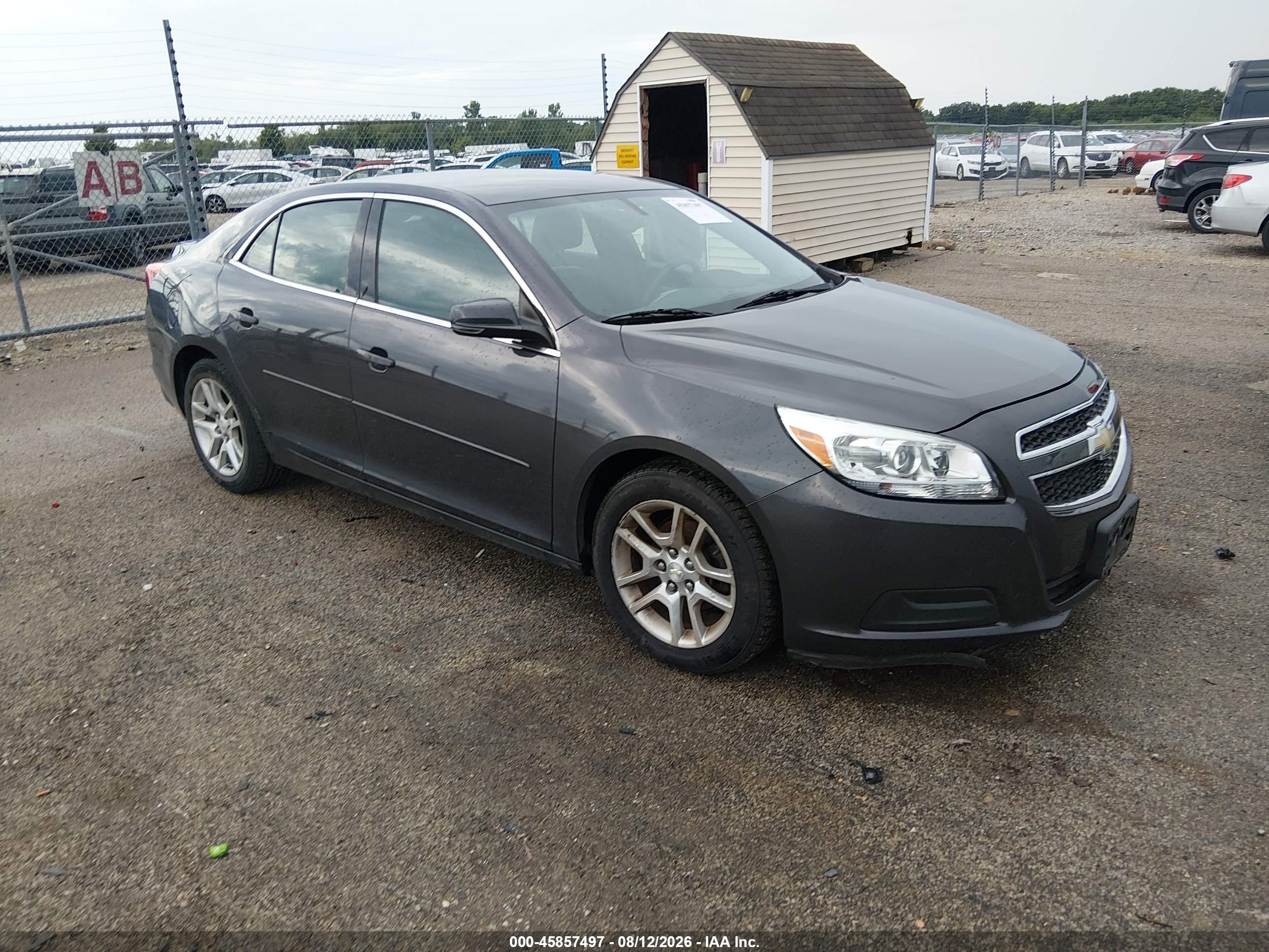 2013 Chevrolet Malibu 1lt Gray vin: 1G11C5SA9DF132085