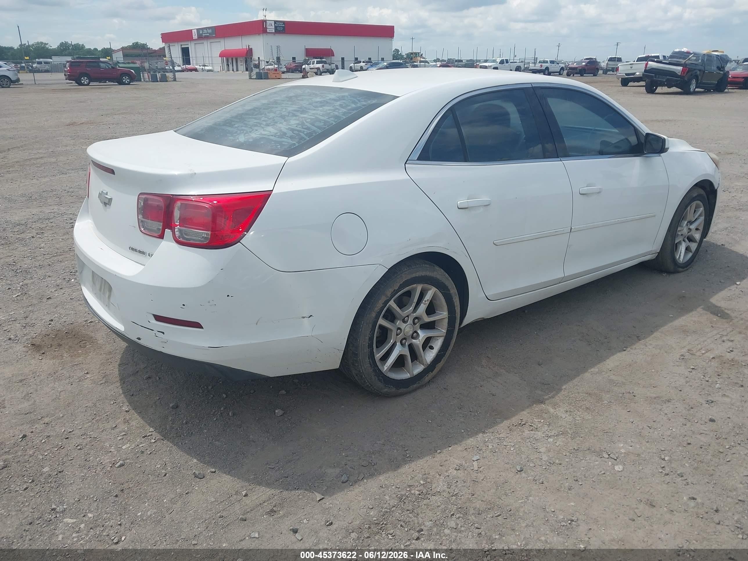 2013 Chevrolet Malibu 1lt White vin: 1G11C5SA9DF142812