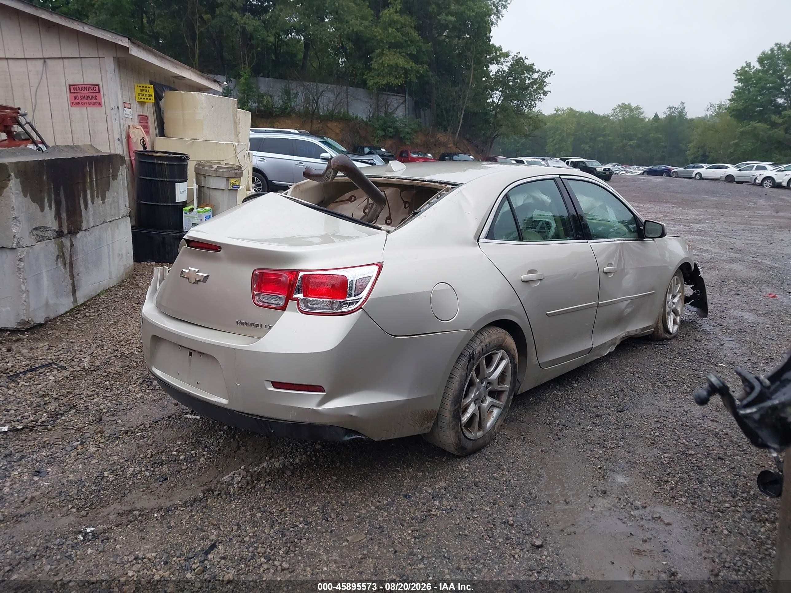 2013 Chevrolet Malibu 1lt Beige vin: 1G11C5SA9DF170500