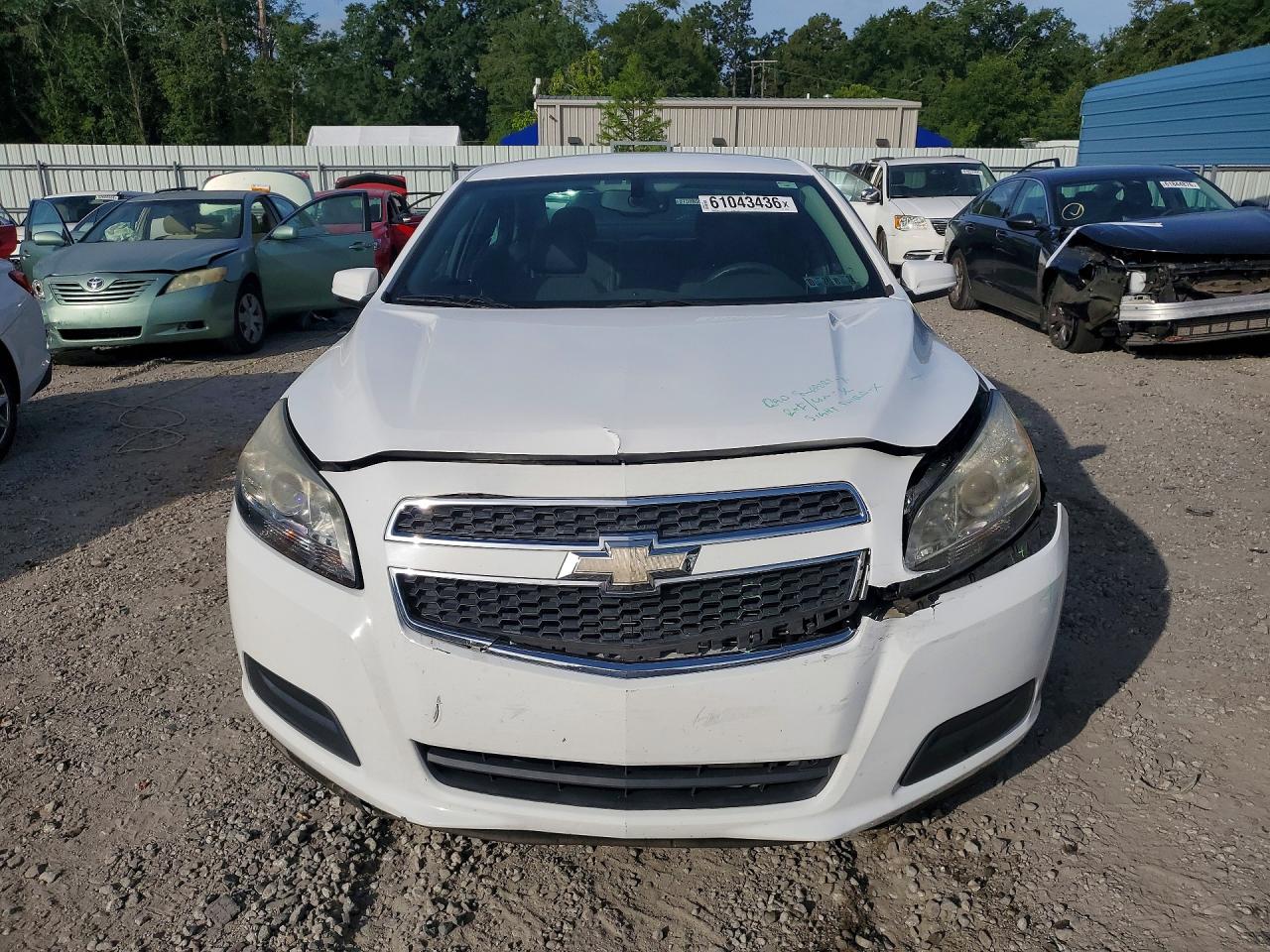 2013 Chevrolet Malibu 1lt White vin: 1G11C5SA9DF170965