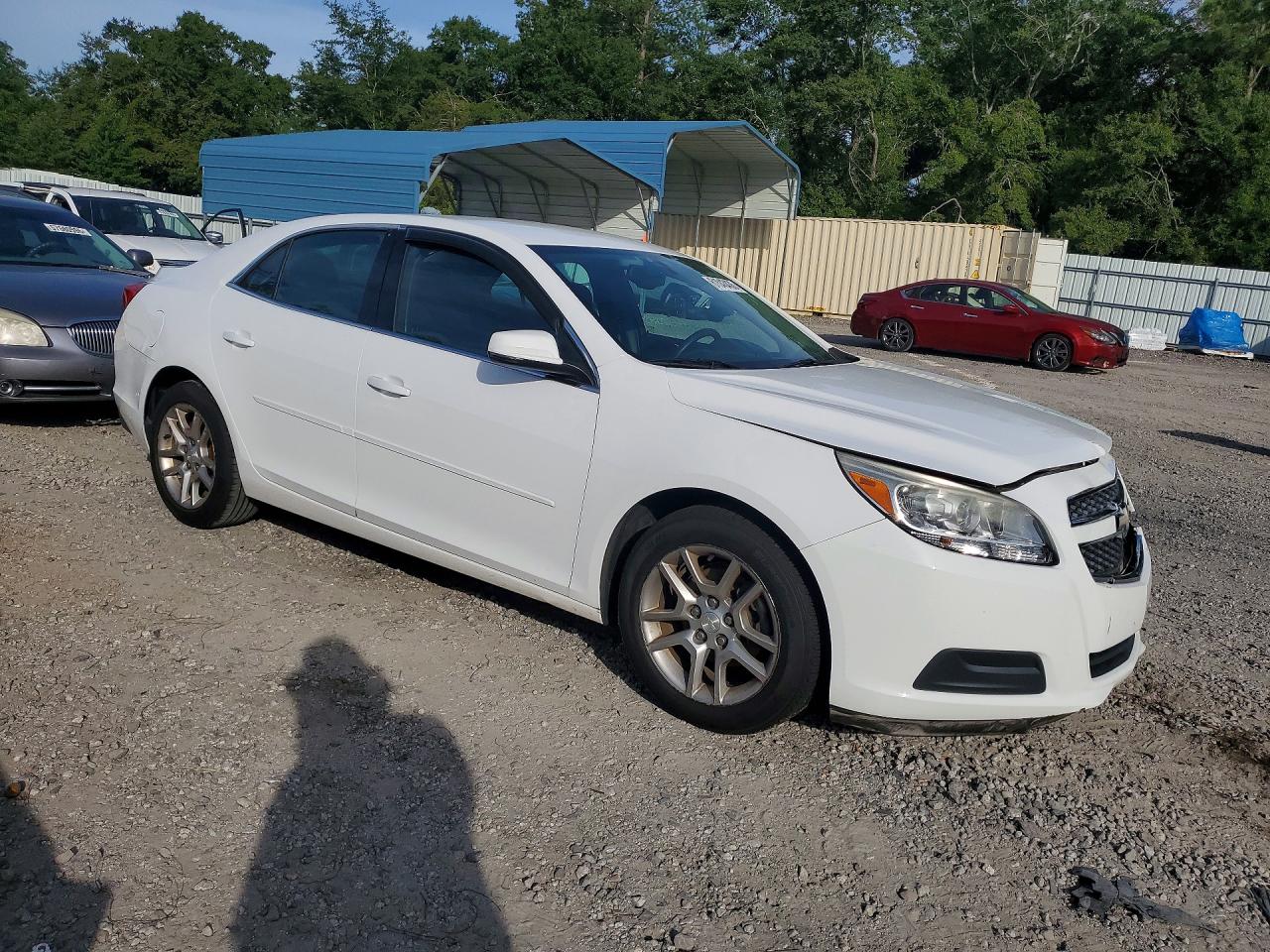 2013 Chevrolet Malibu 1lt White vin: 1G11C5SA9DF170965