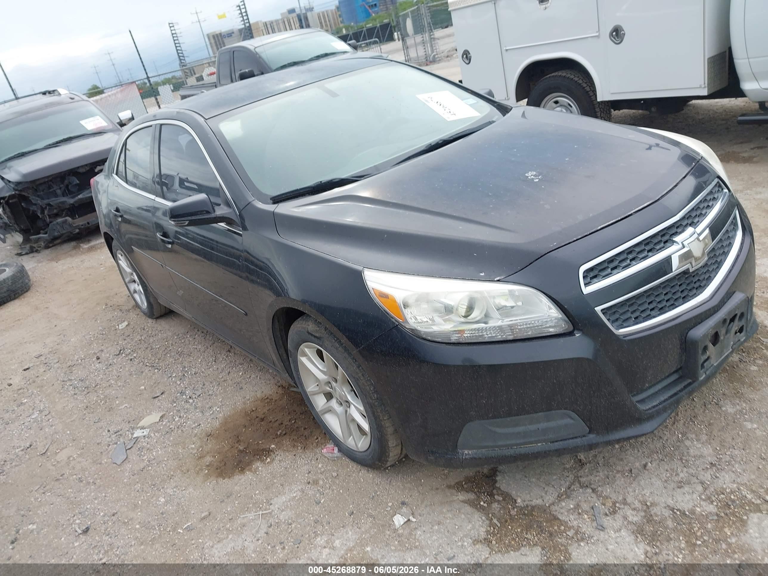 2013 Chevrolet Malibu 1lt Black vin: 1G11C5SA9DF205410