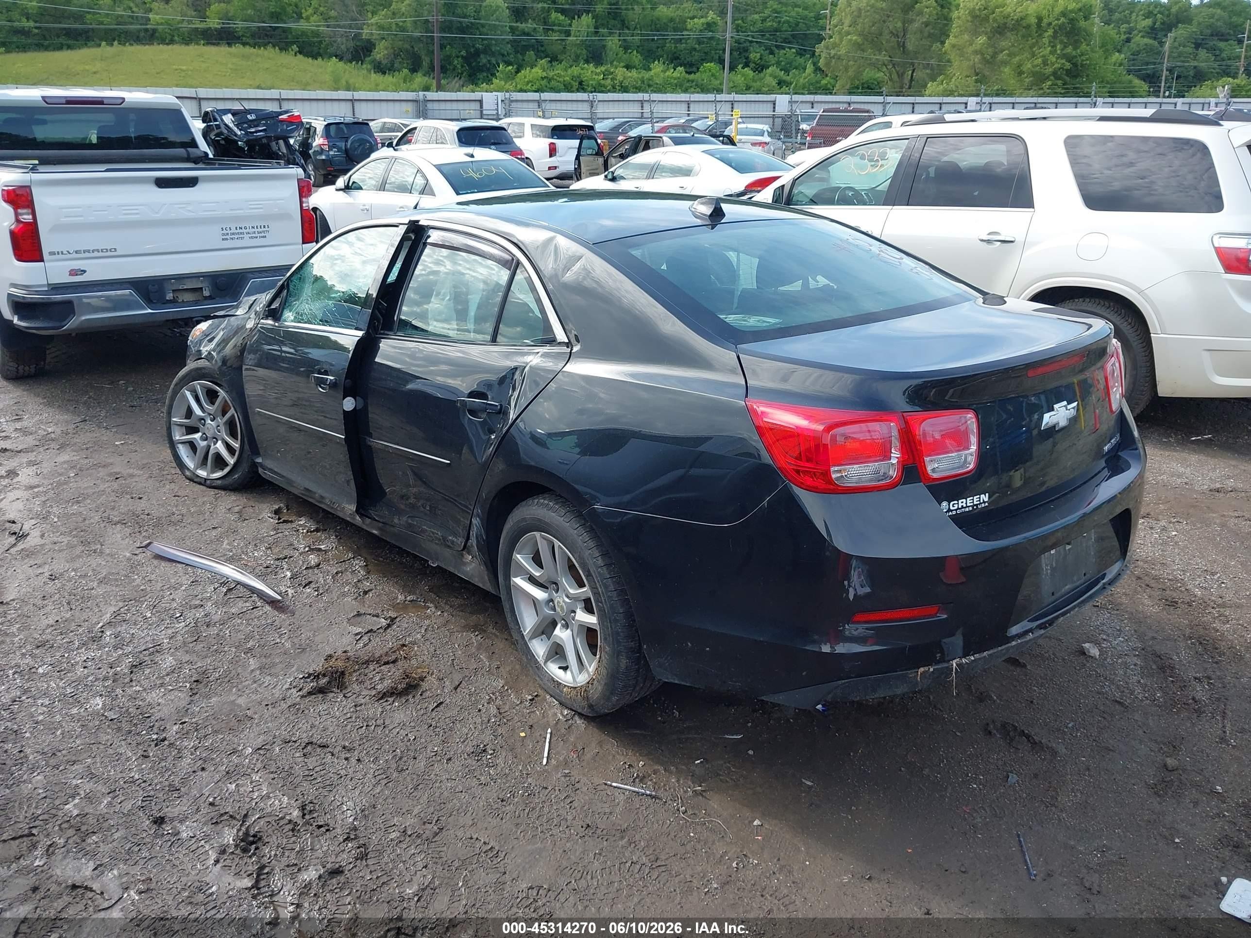 2013 Chevrolet Malibu 1lt Black vin: 1G11C5SA9DF339334