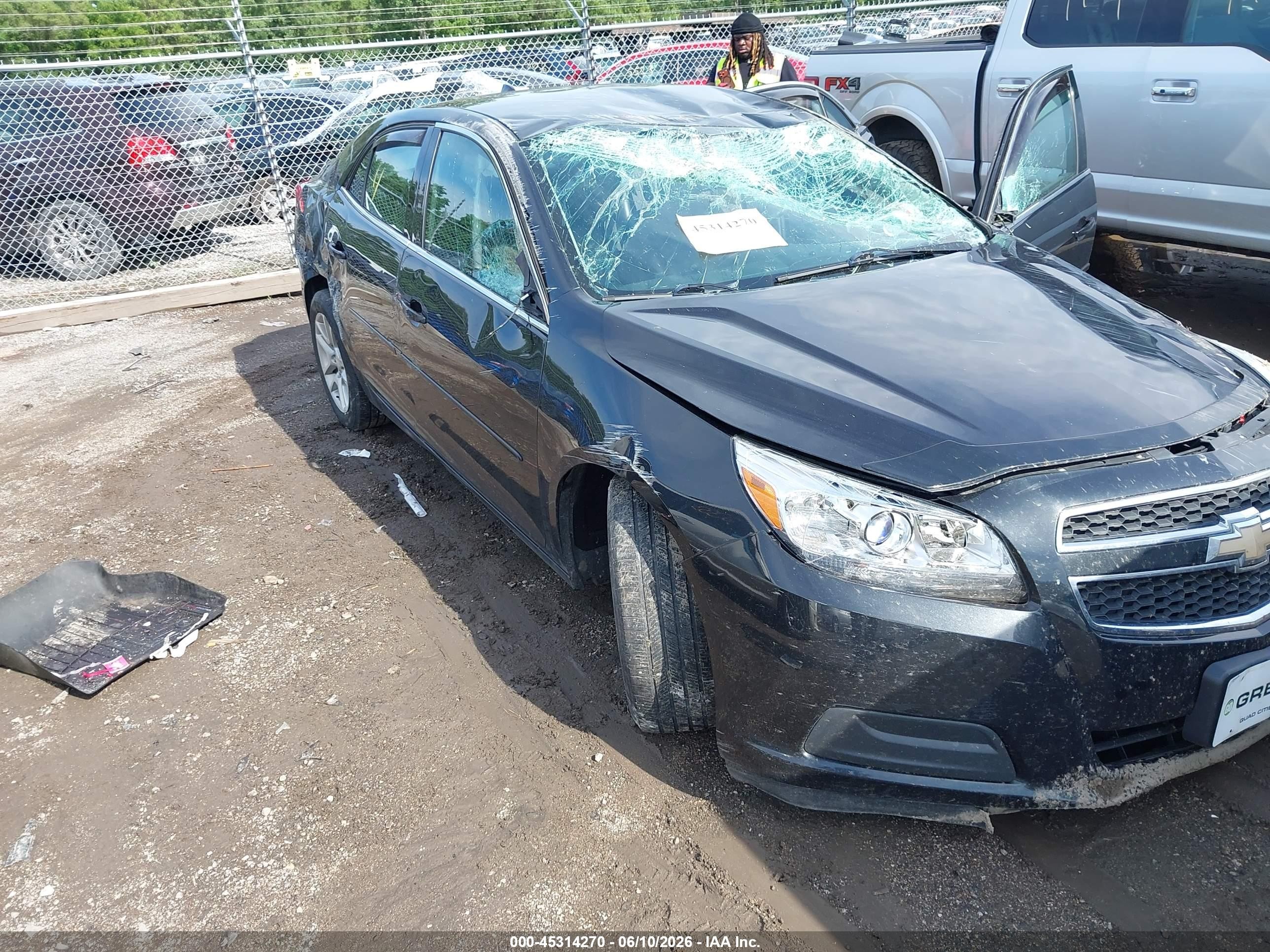 2013 Chevrolet Malibu 1lt Black vin: 1G11C5SA9DF339334