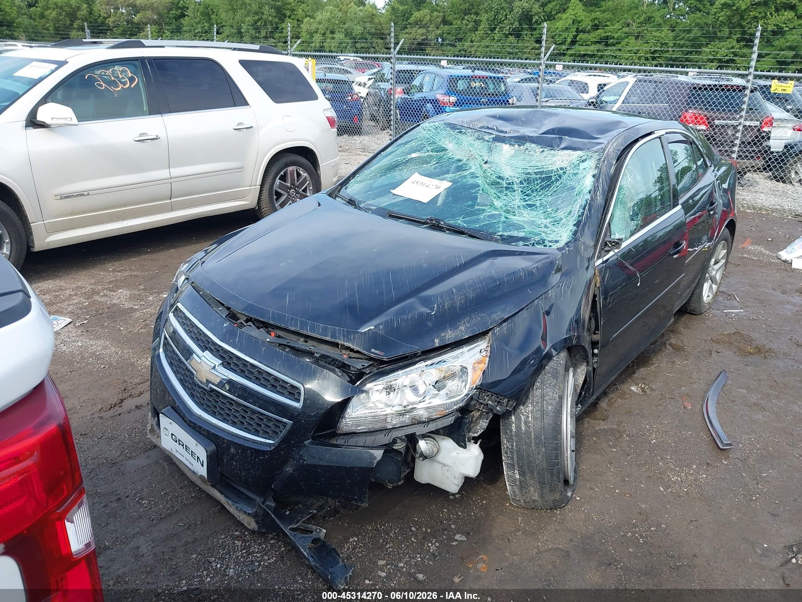 2013 Chevrolet Malibu 1lt Black vin: 1G11C5SA9DF339334