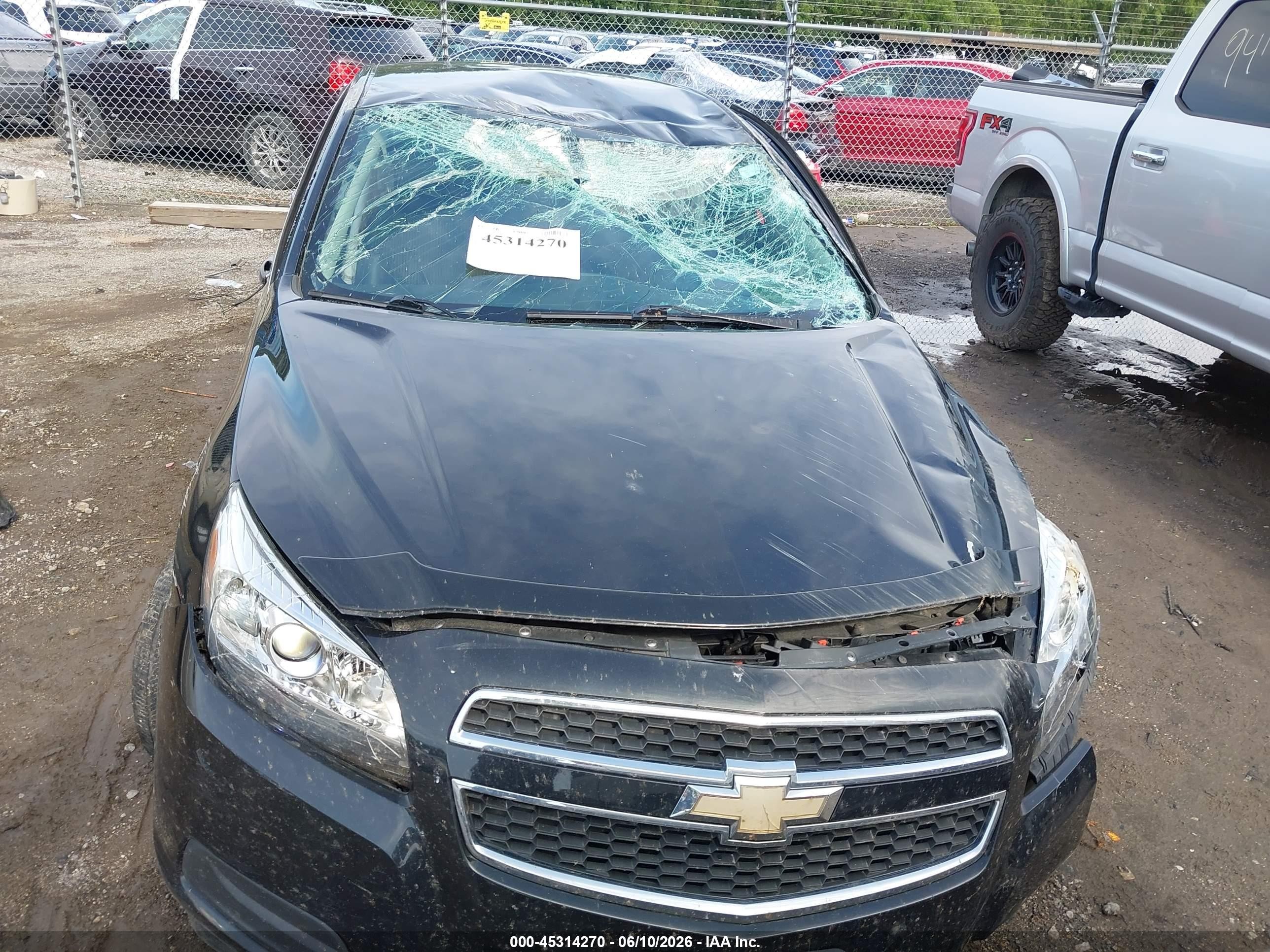 2013 Chevrolet Malibu 1lt Black vin: 1G11C5SA9DF339334