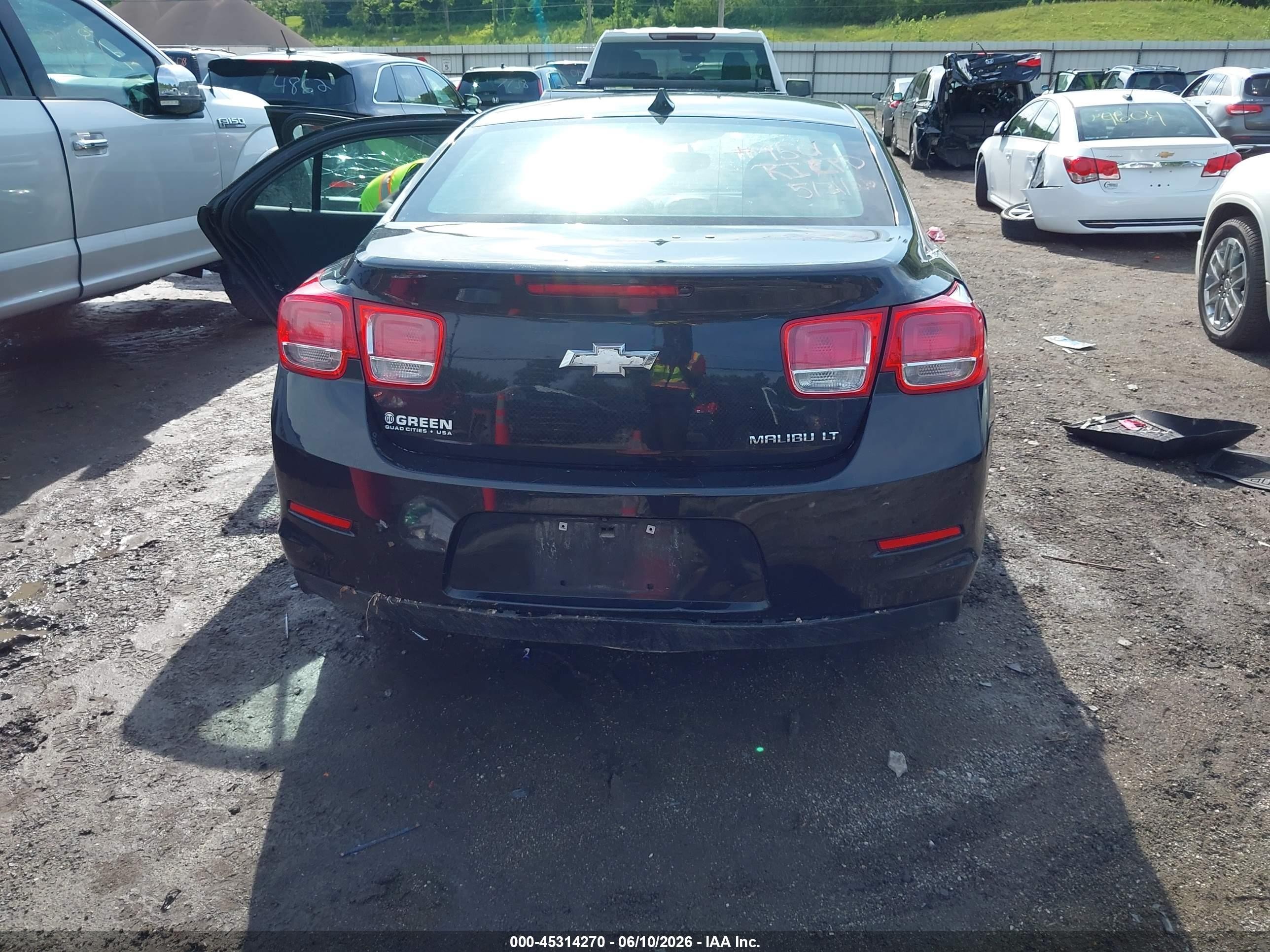 2013 Chevrolet Malibu 1lt Black vin: 1G11C5SA9DF339334