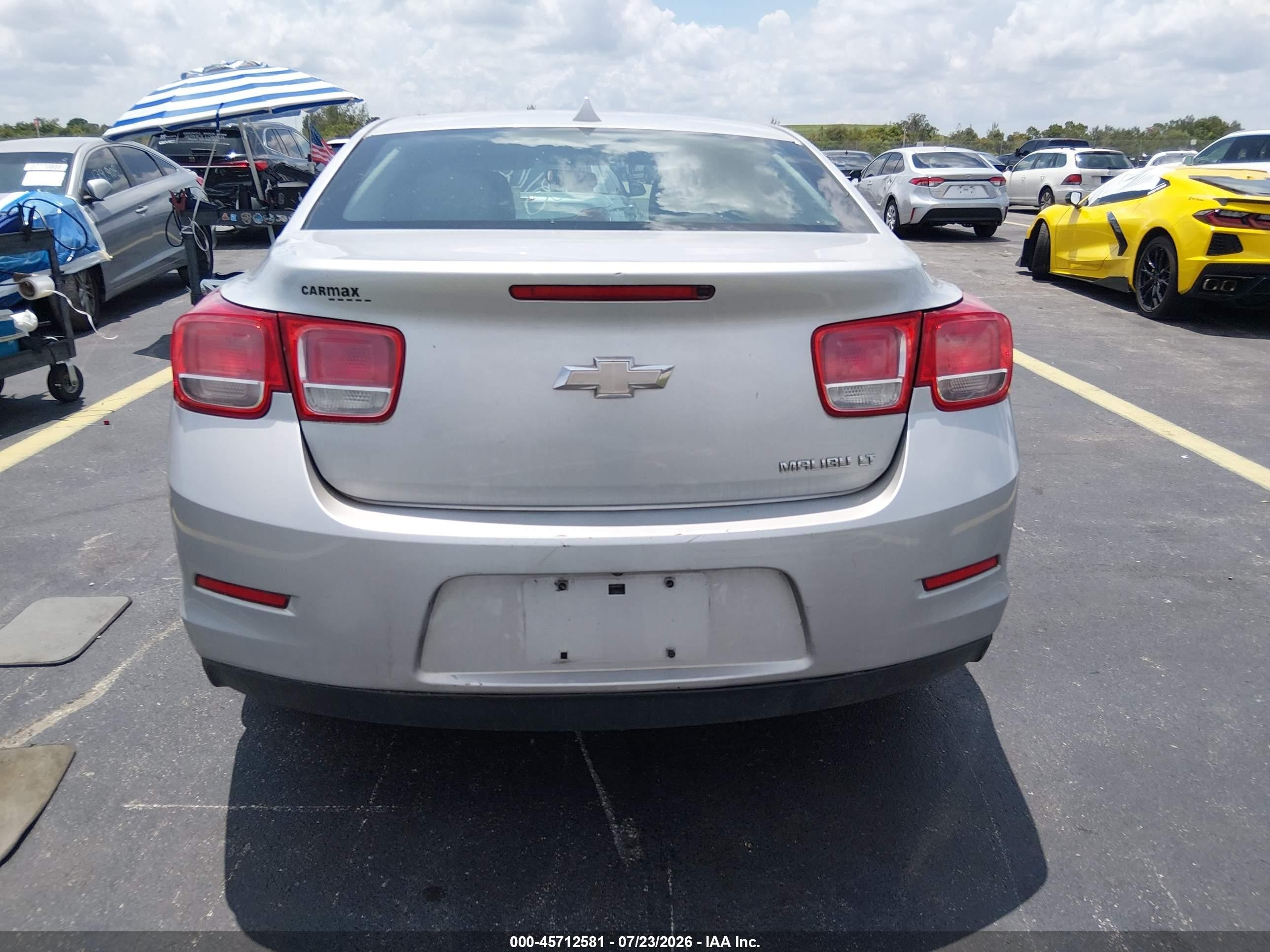 2013 Chevrolet Malibu 1lt Серебряный vin: 1G11C5SA9DF355792