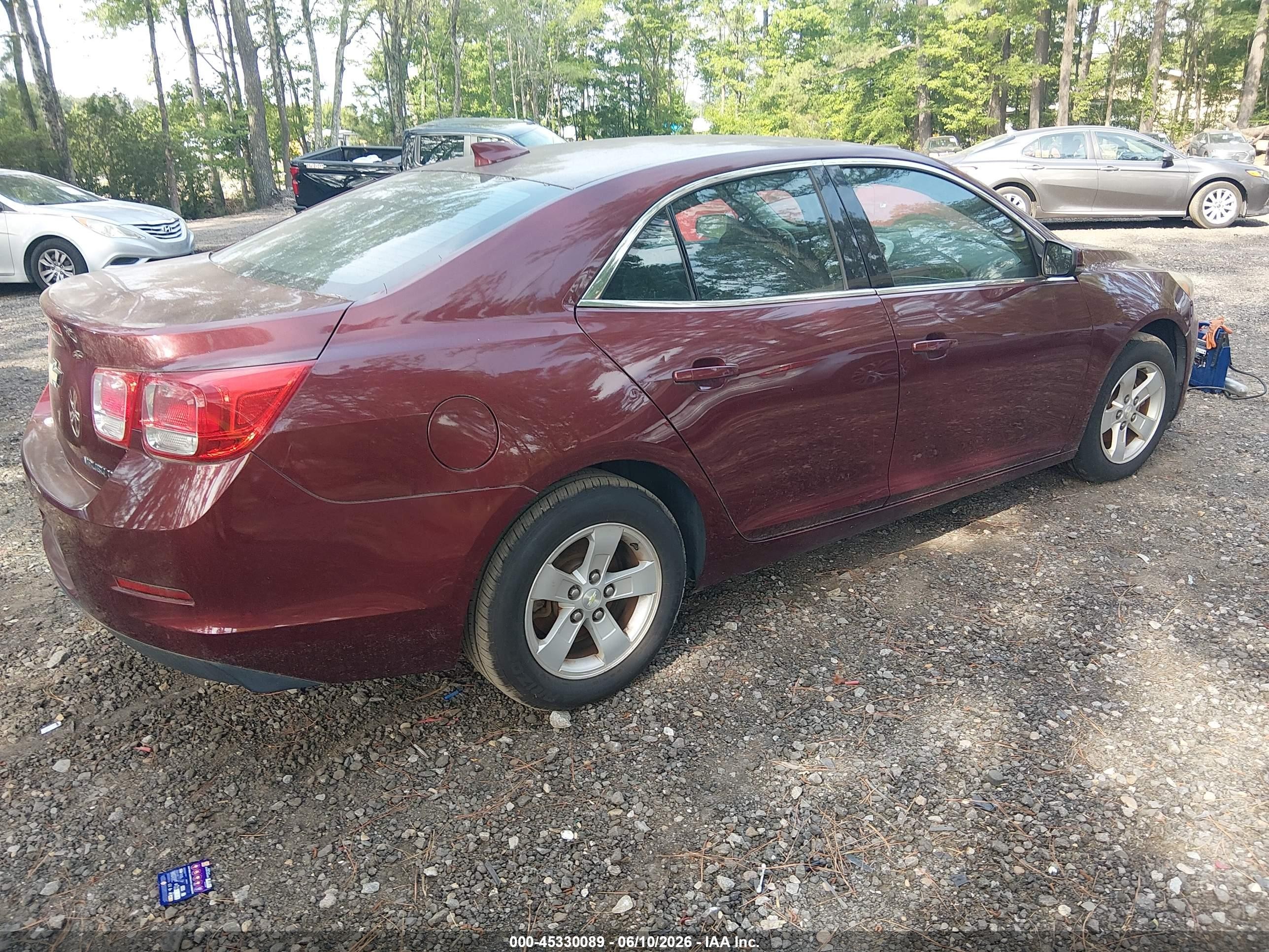 2016 Chevrolet Malibu Limited Lt Red vin: 1G11C5SA9GF138649