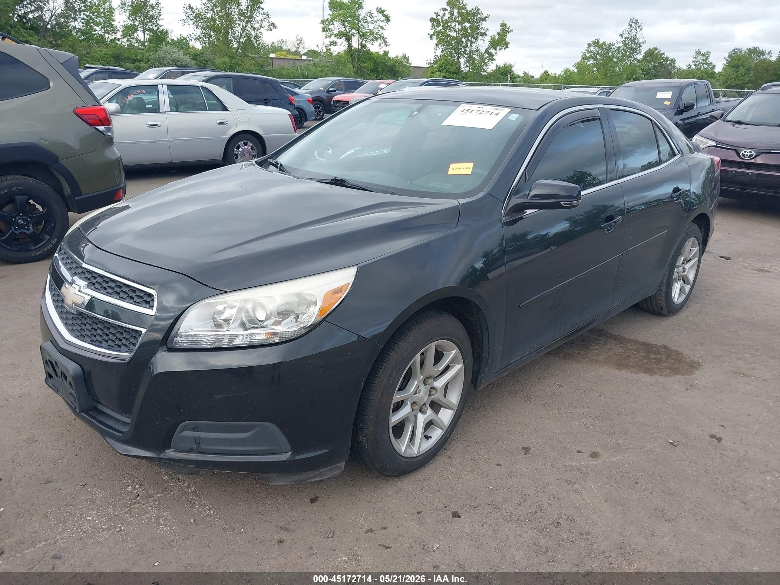 2013 Chevrolet Malibu 1lt Gray vin: 1G11C5SAXDF230008