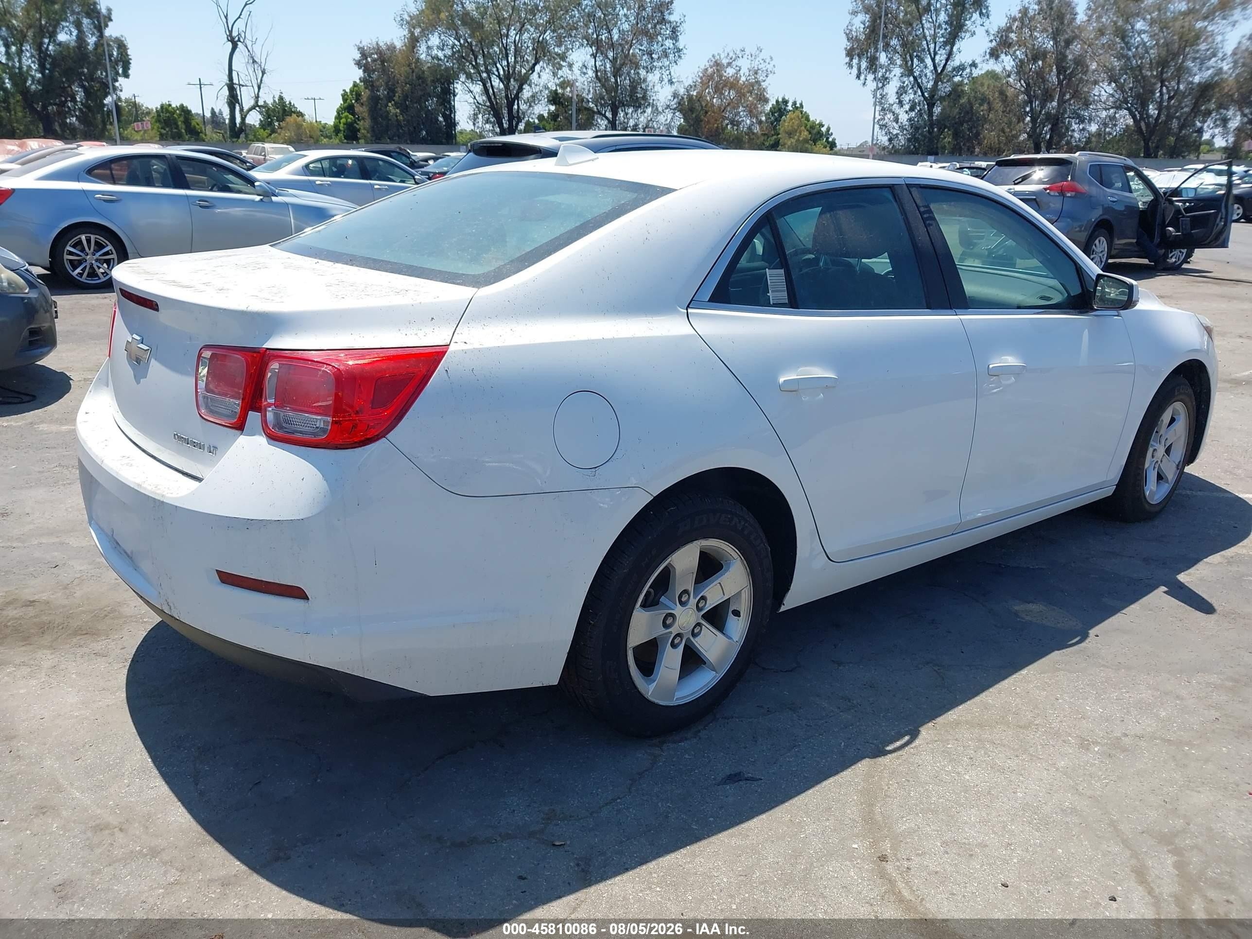 2013 Chevrolet Malibu 1lt White vin: 1G11C5SAXDF243325