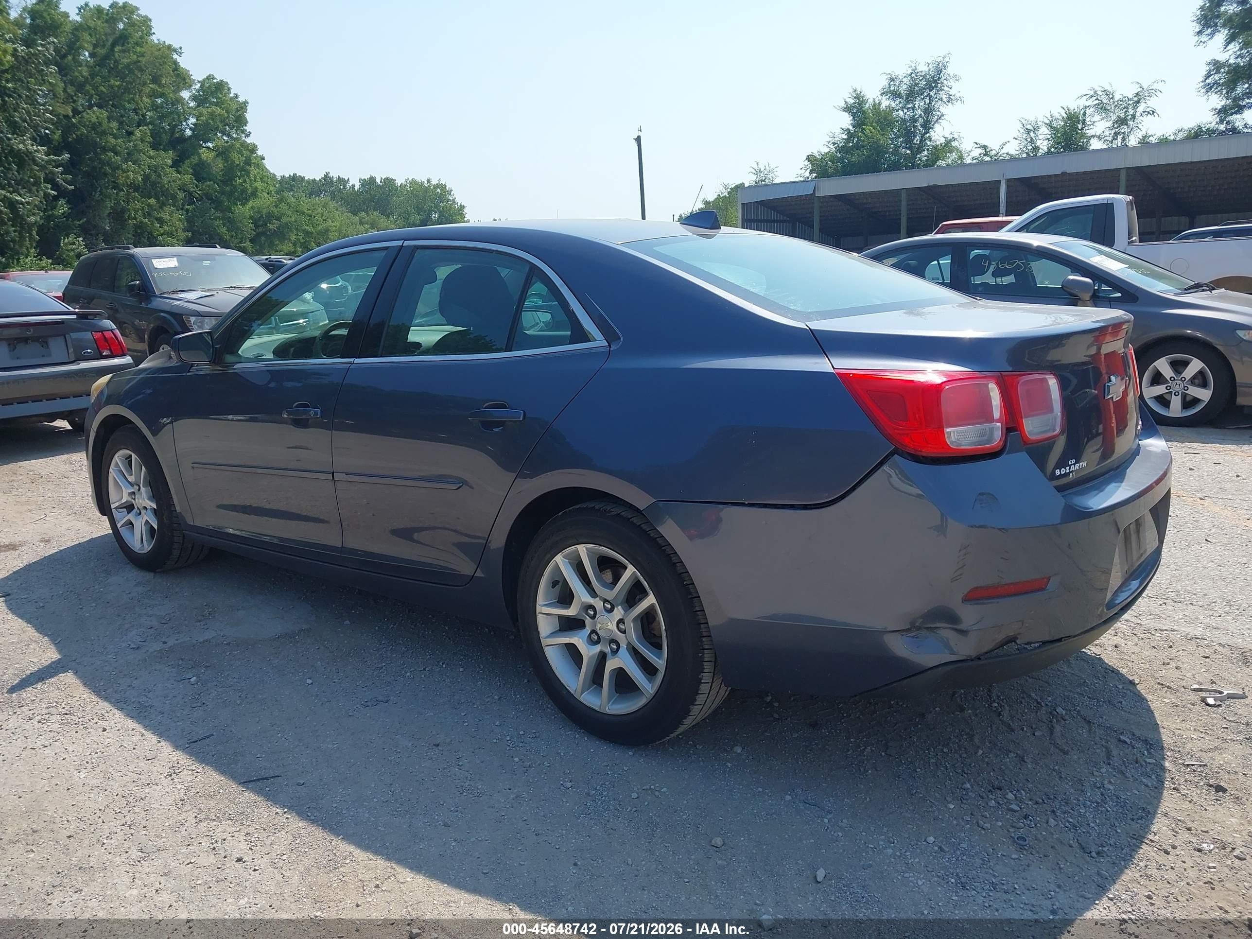 2013 Chevrolet Malibu 1lt Light Blue vin: 1G11C5SAXDF274333