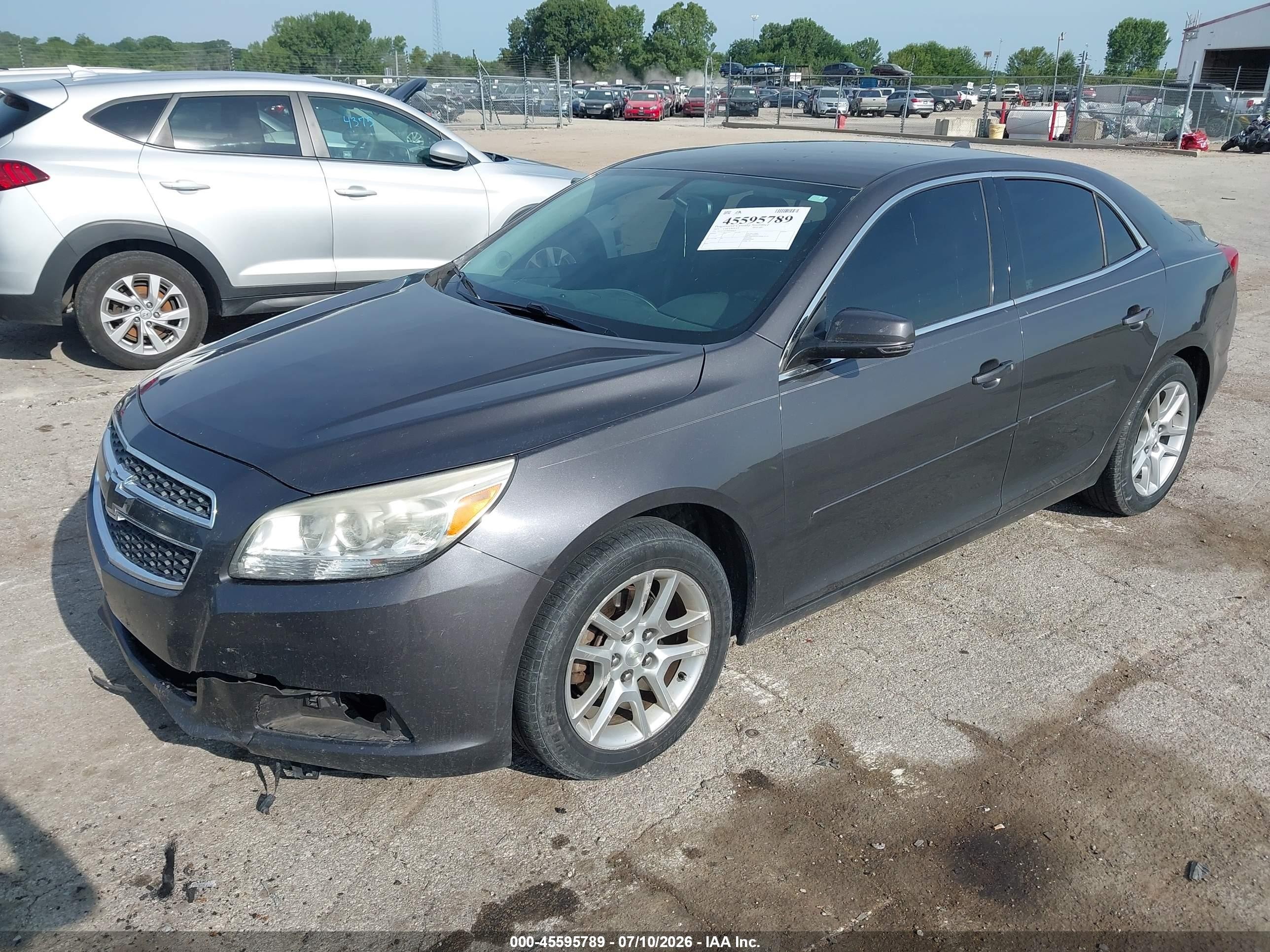 2013 Chevrolet Malibu 1lt Gray vin: 1G11C5SAXDF285414