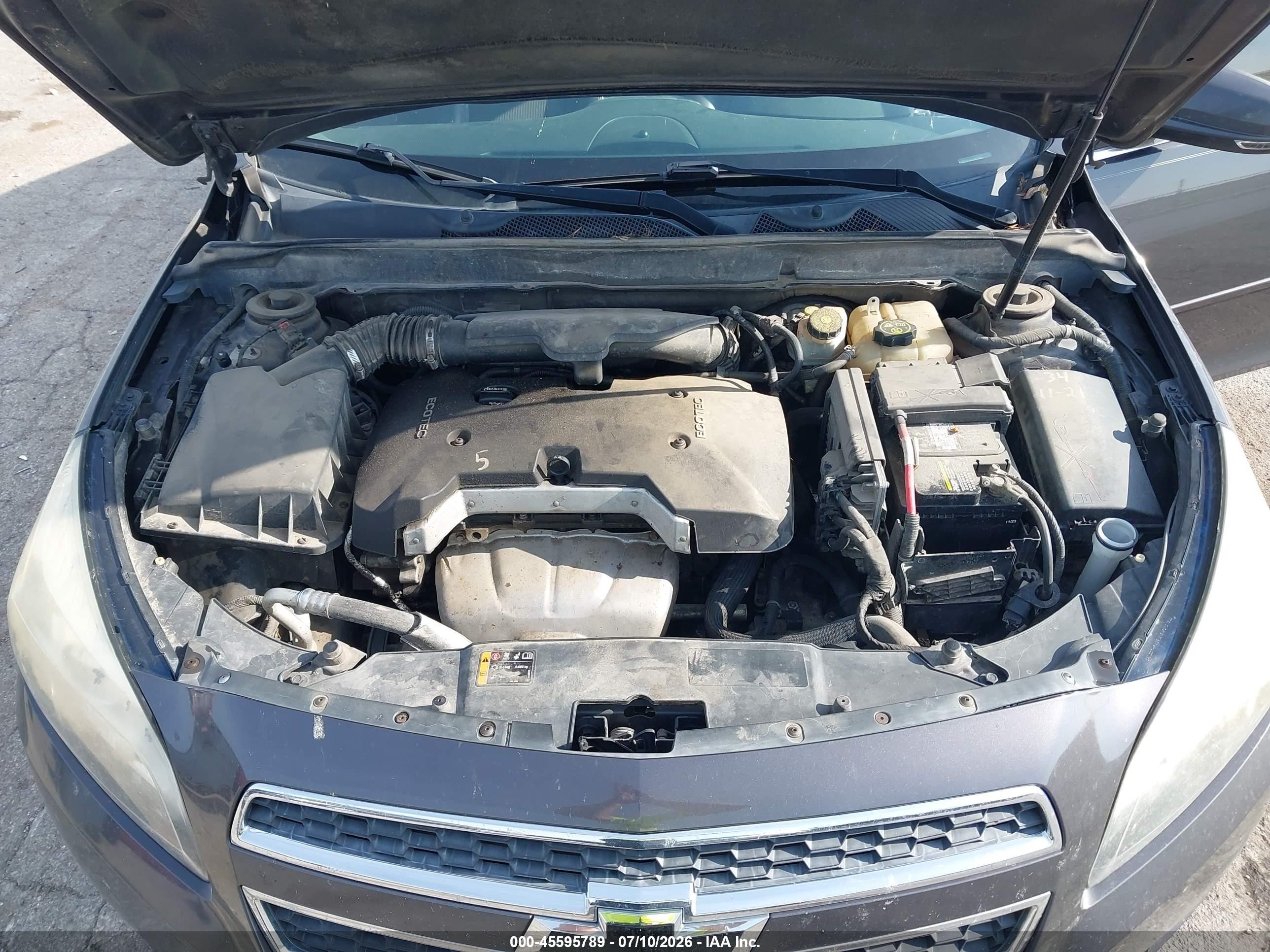 2013 Chevrolet Malibu 1lt Gray vin: 1G11C5SAXDF285414